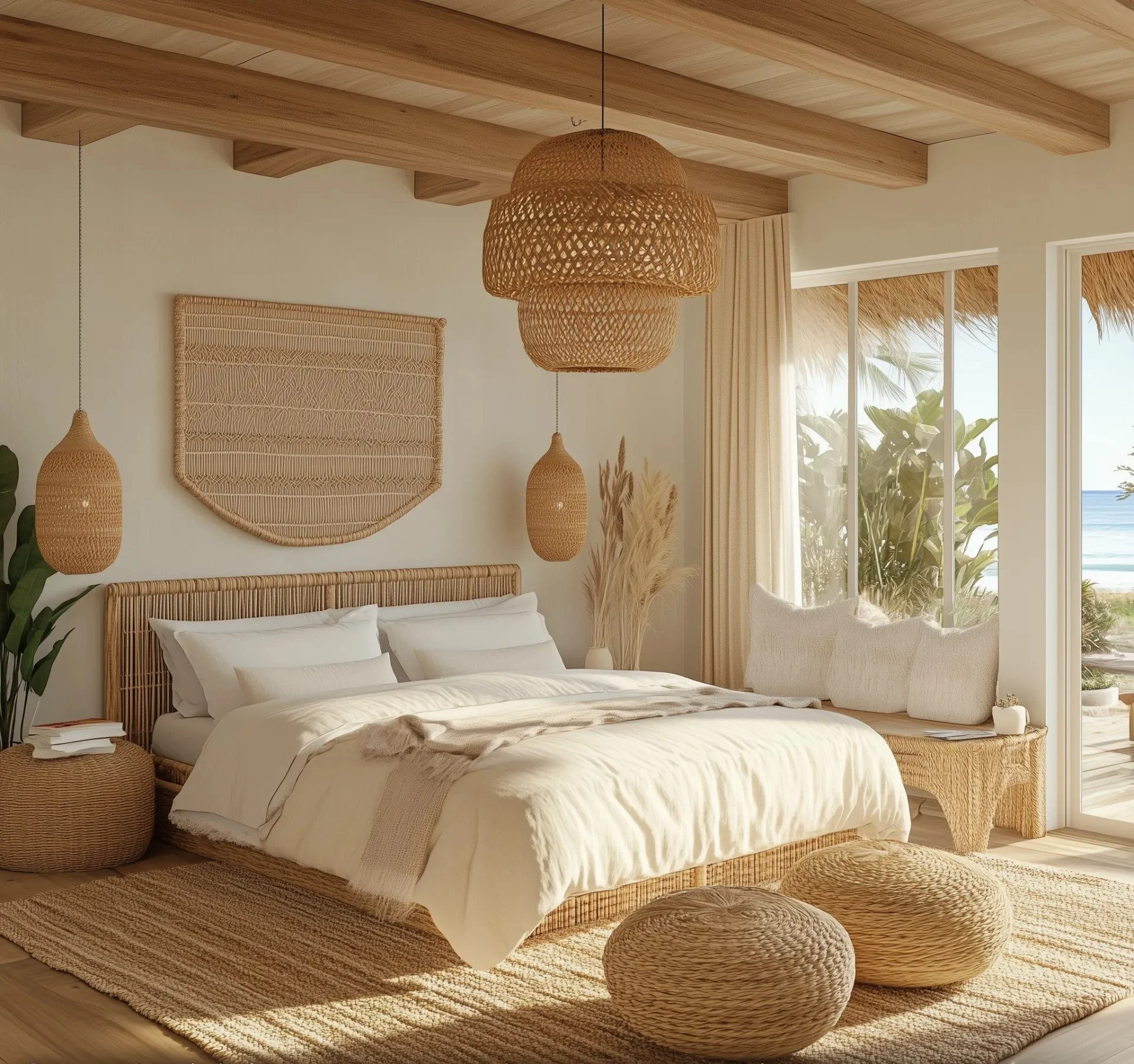 boho-master-bedroom-with-rattan-pendants-and-ocean-view.jpg