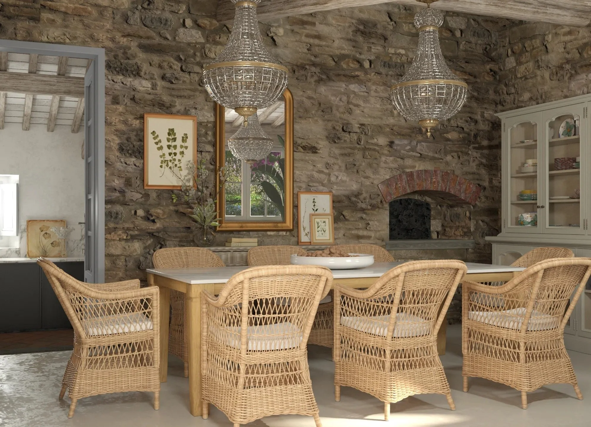 tuscan-dining-room-with-wicker-chairs-and-stone-walls.jpg