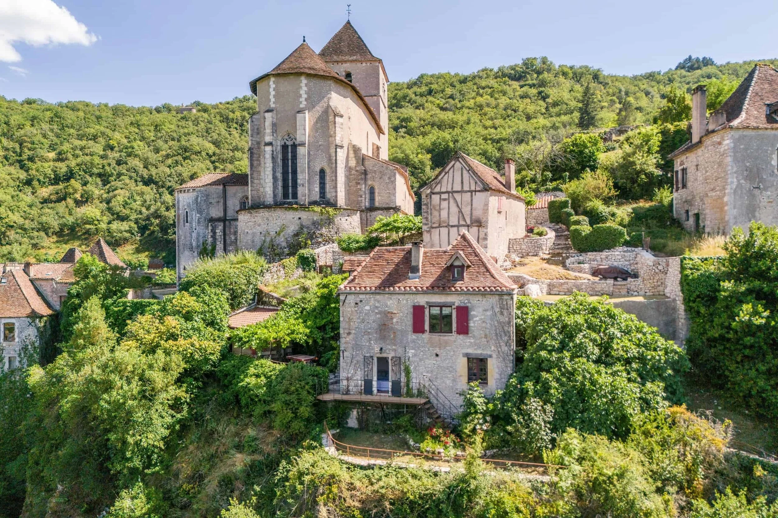 3-Bed Period Village House with Garden and Annexe, Saint-Cirq-Lapopie, France, €395,000