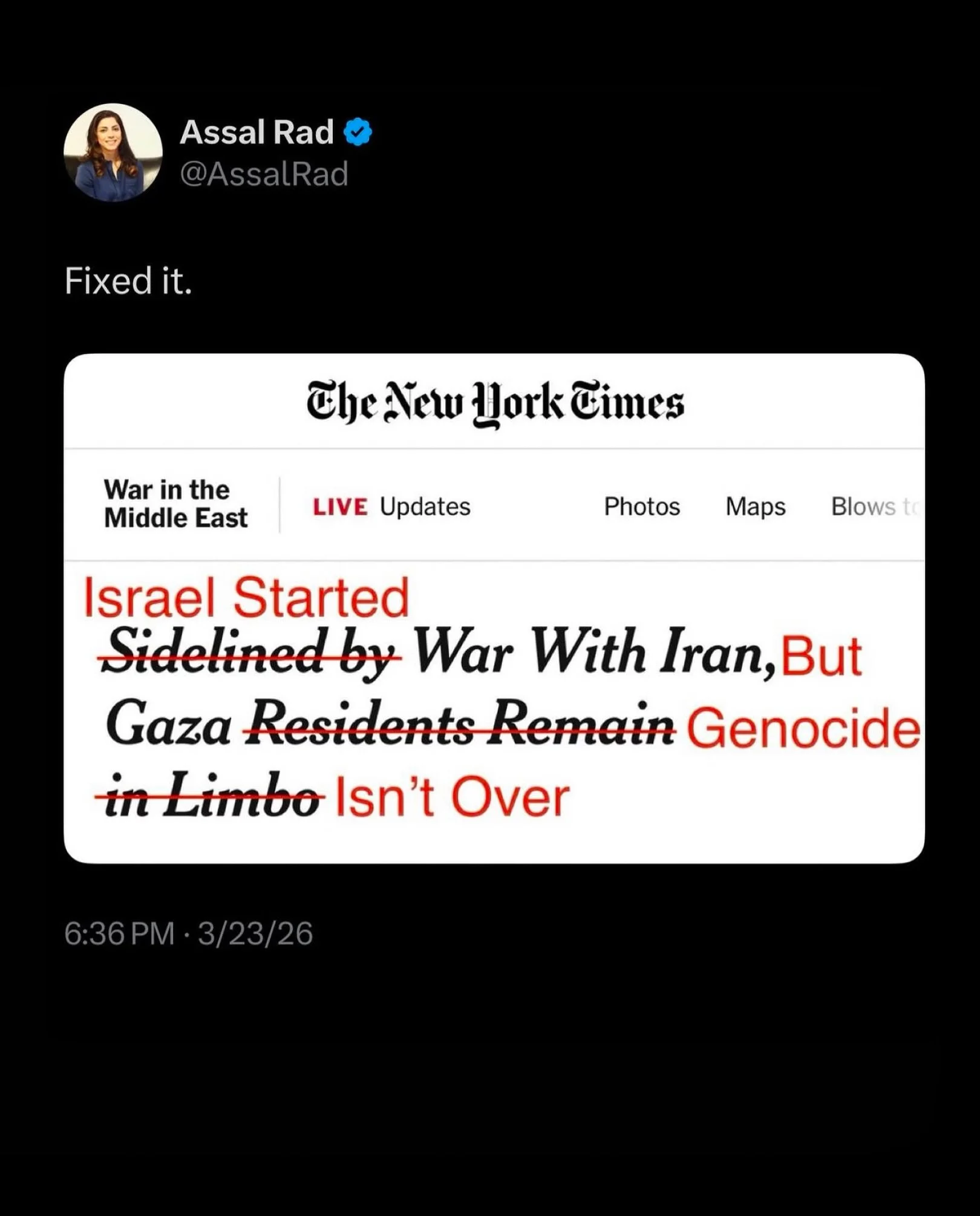 NEW EPISODE ALERT 🚨 

We sat down with historian Dr. Assal Rad @assalrad_ - the mind behind the viral &ldquo;headline fixer&rdquo; posts - to talk about her new book, Don&rsquo;t Say Palestine: How the Media Manufactured Consent for Genocide, and ho