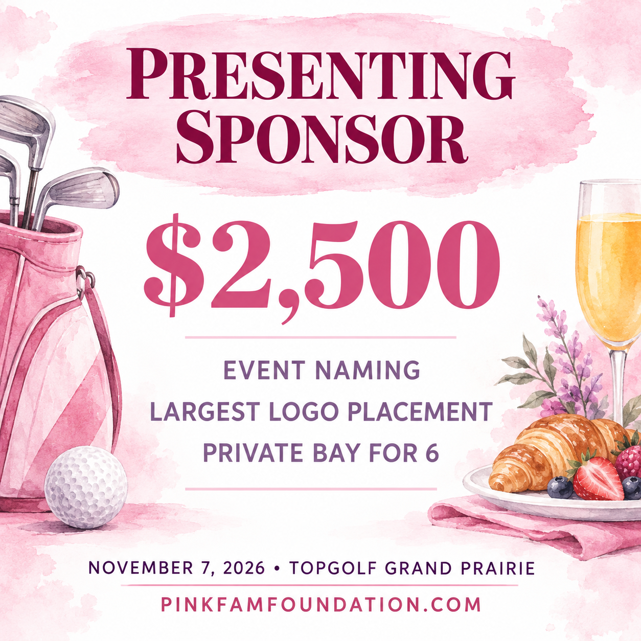 Presenting Sponsor — $2,500