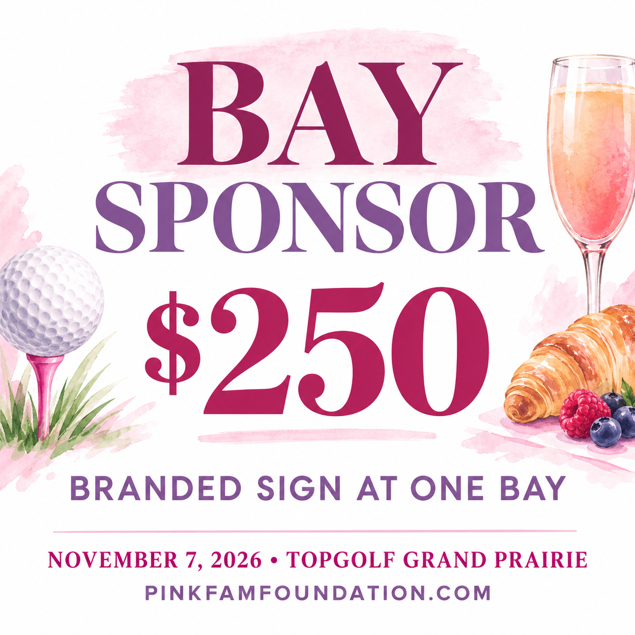 Bay Sponsor — $250