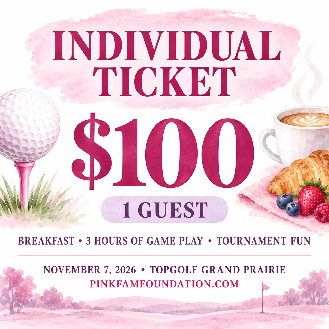 Individual Ticket — $100