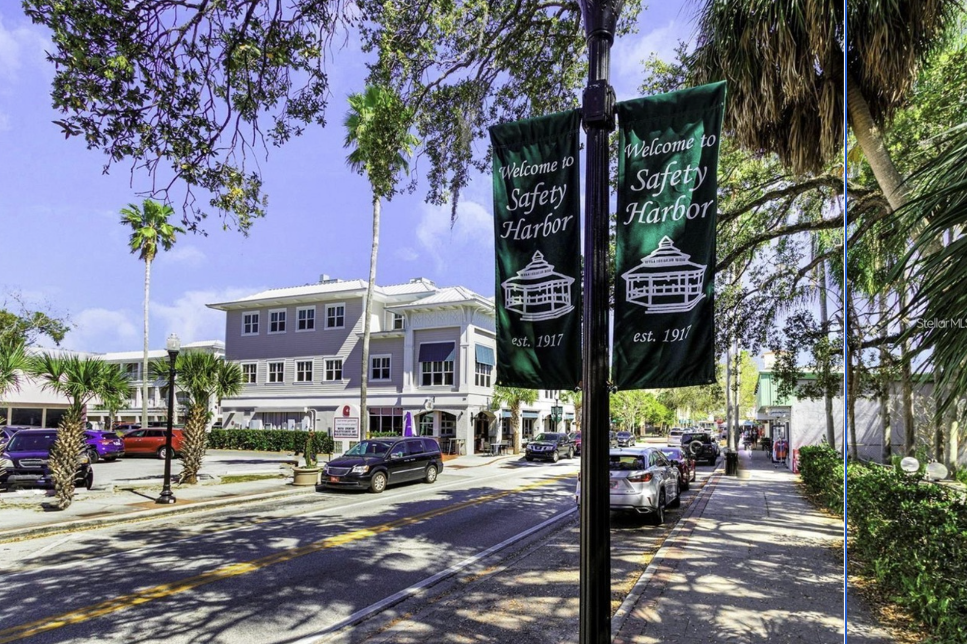Walking distance to beautiful down Safety Harbor.