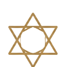 Gold Star of David icon representing kosher hospitality and dining.