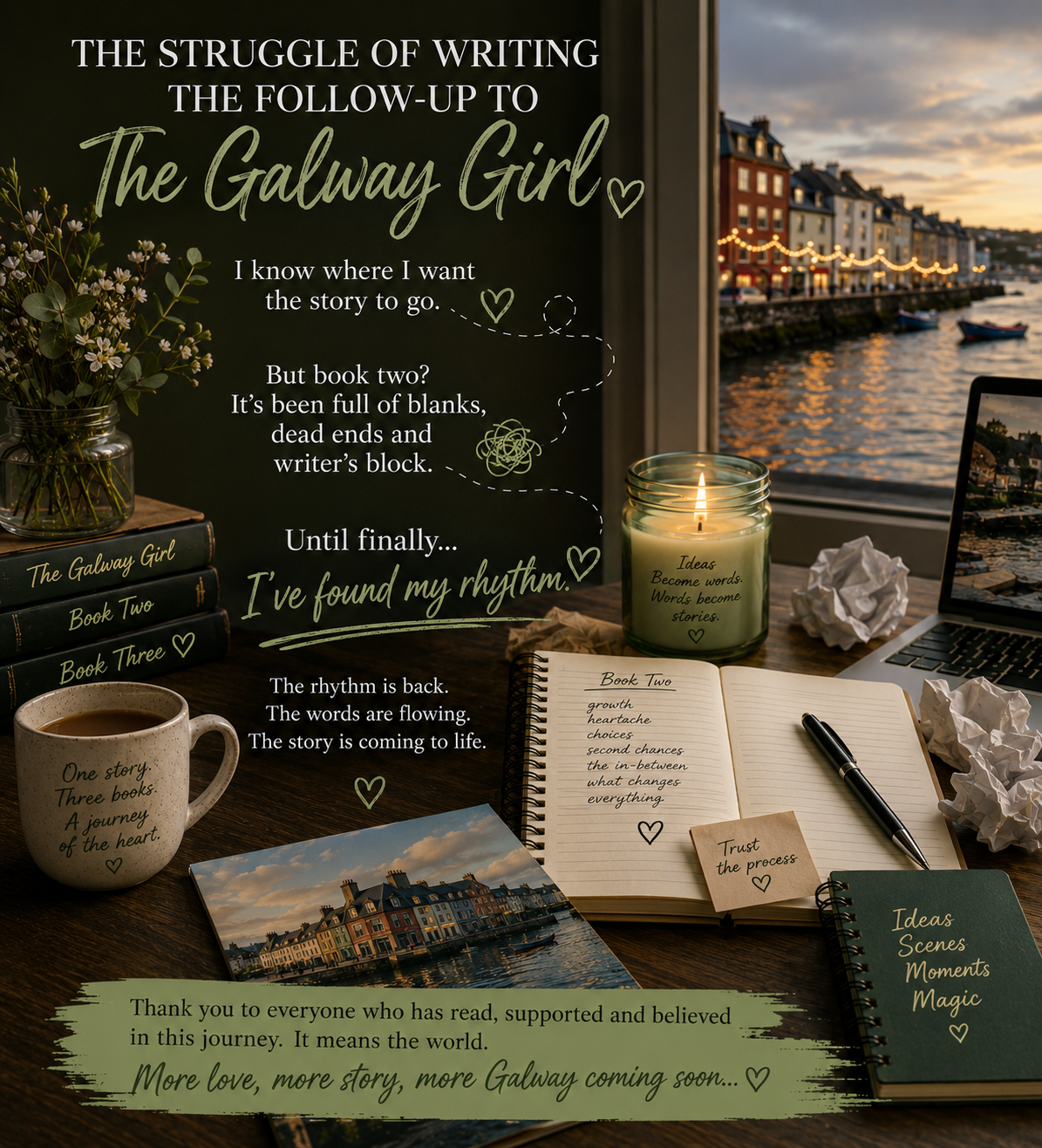 Writing the Follow-Up to The Galway Girl: When You Know the Destination, But the Road Disappears