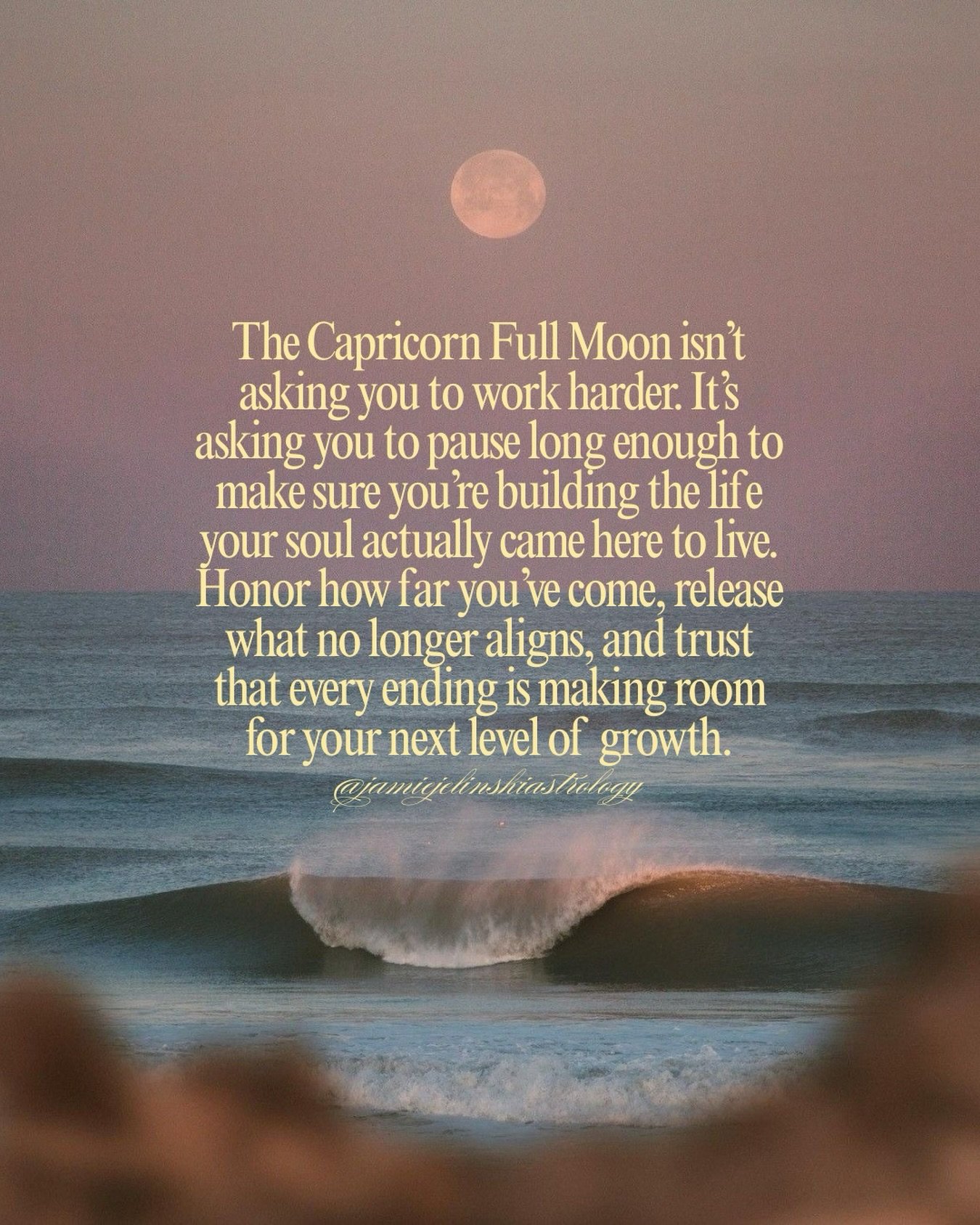 🌕 CAPRICORN FULL MOON TODAY 🏔️

The Full Moon is a time of culmination. It&rsquo;s when the light of the Moon illuminates what has been growing beneath the surface, bringing clarity, completion, and release.

This Full Moon rises in Capricorn, the 