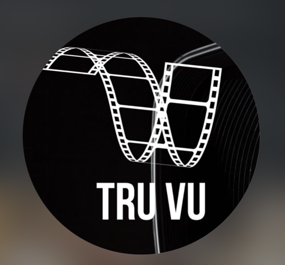 Logo representing TRU VU FILMS, featured in ITEOMD’s collection of storytelling, branding, and memorial design work.