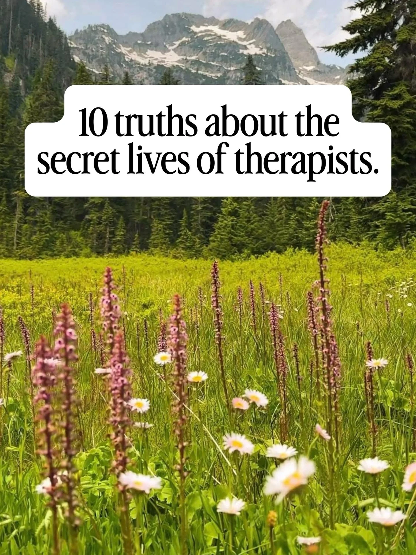 10 truths about the secret lives of therapists: the things we carry that most people don&rsquo;t see.

We have therapists. 

We have families. 

We have weeks where we&rsquo;re deep in our own feelings and still have to show up for yours. 

We think 
