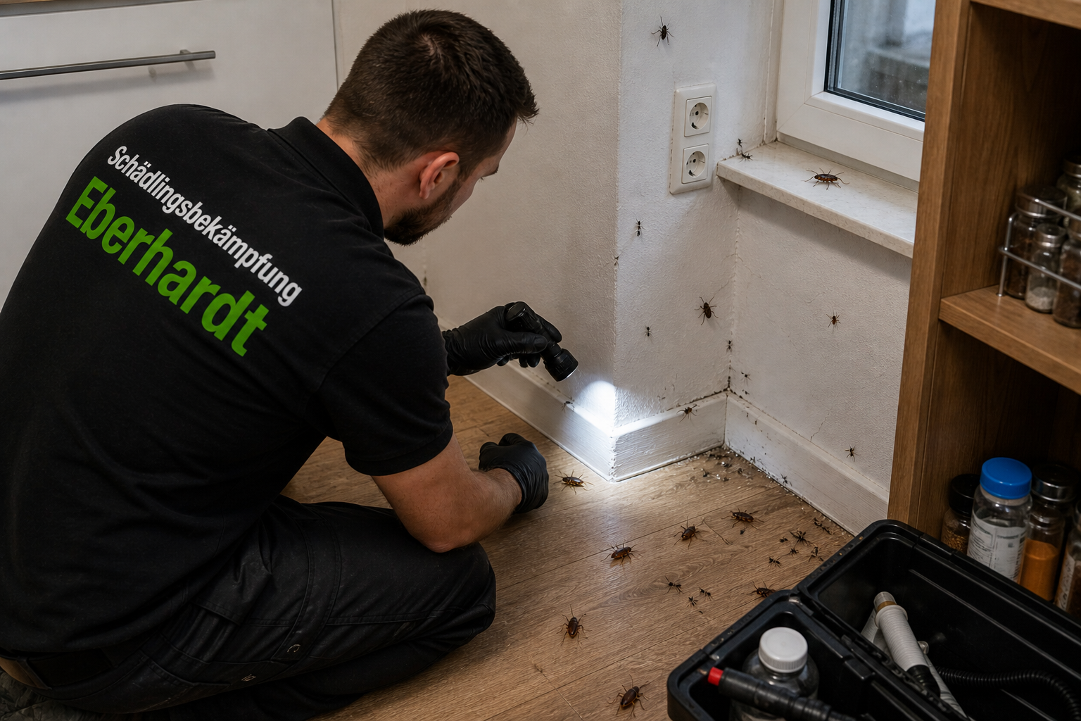 Schädlingsbekämpfung Eberhardt bei Ungeziferbekämpfung wie Ameisen Bettwanzen Flöhe und Spinnen