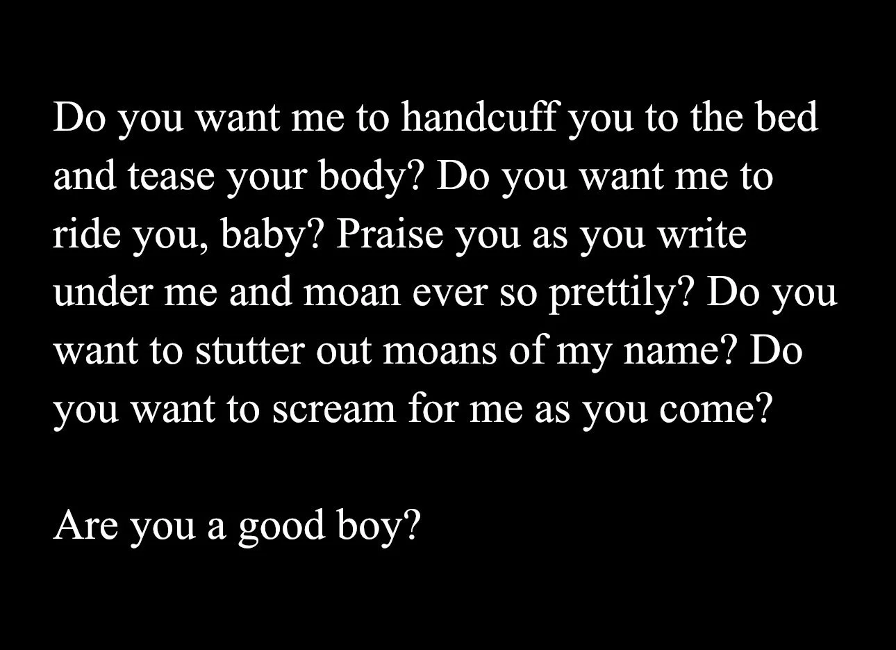 Daily (hopefully) Kinky Writings