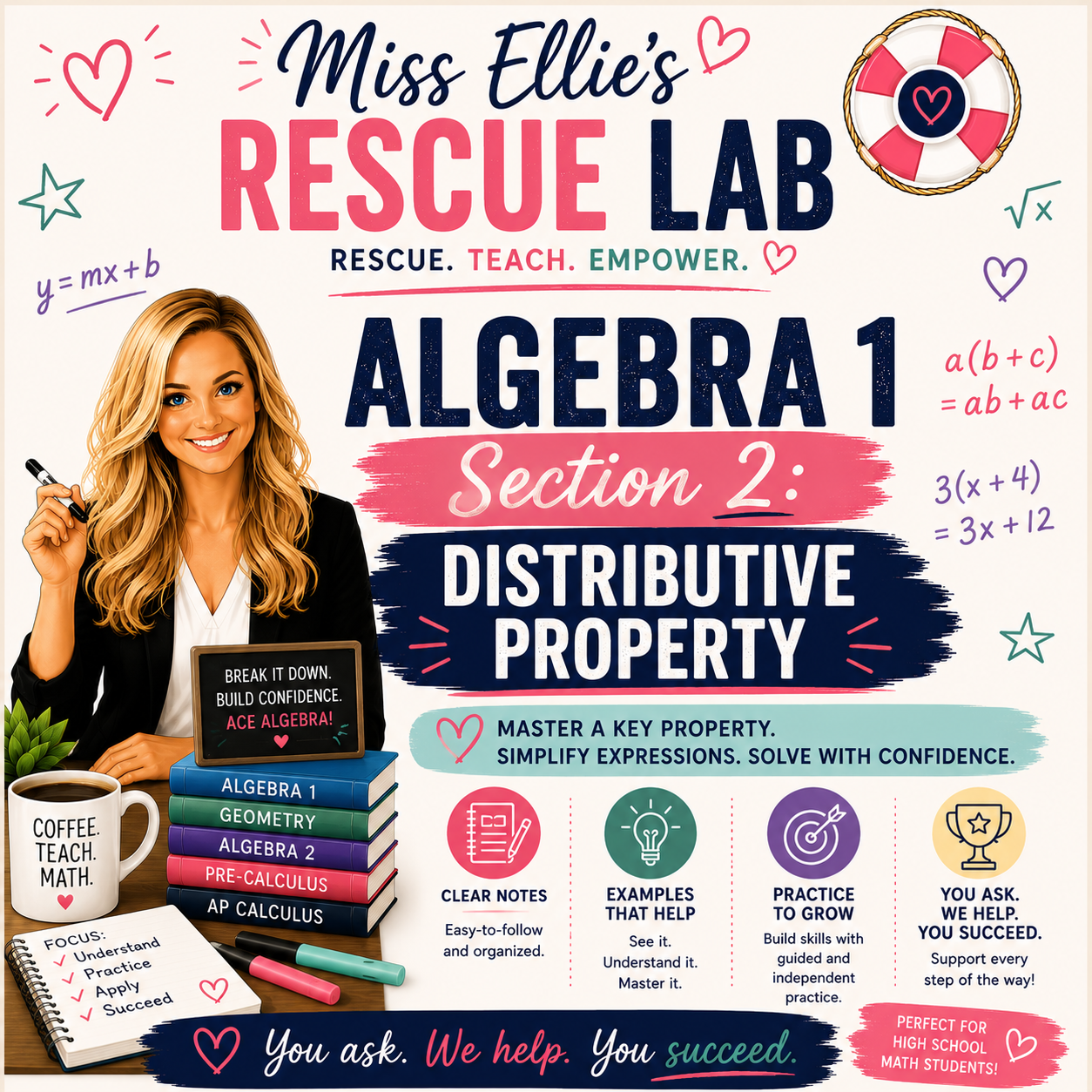 Algebra 1.2 Distributive Property
