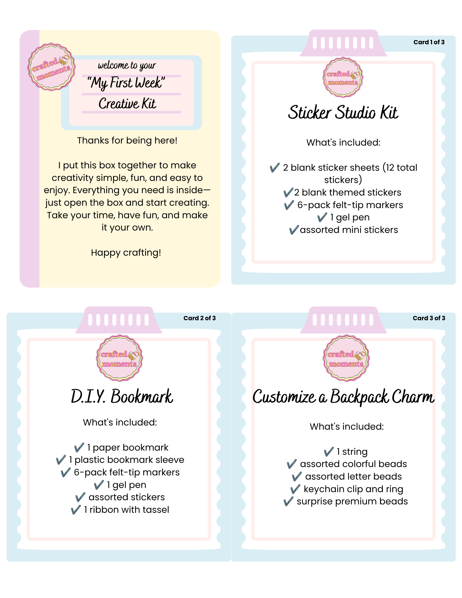 Welcome to Your My First Week Creative Kit - 1.png
