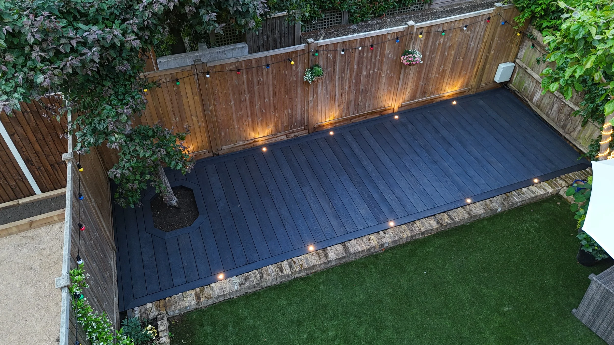 Luxury Millboard Brushed Decking Installation in London (16).JPG