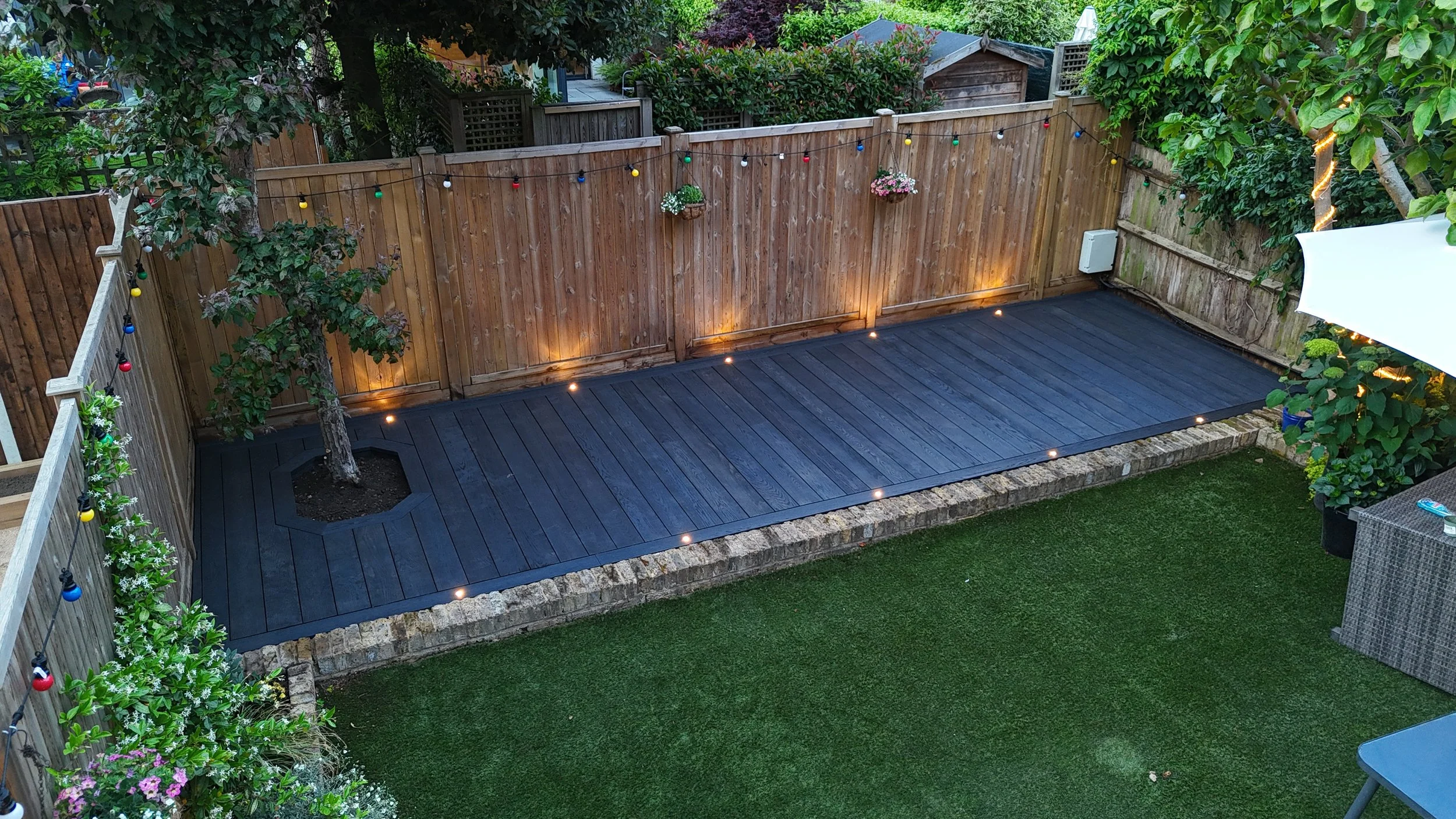 Luxury Millboard Brushed Decking Installation in London (14).JPG