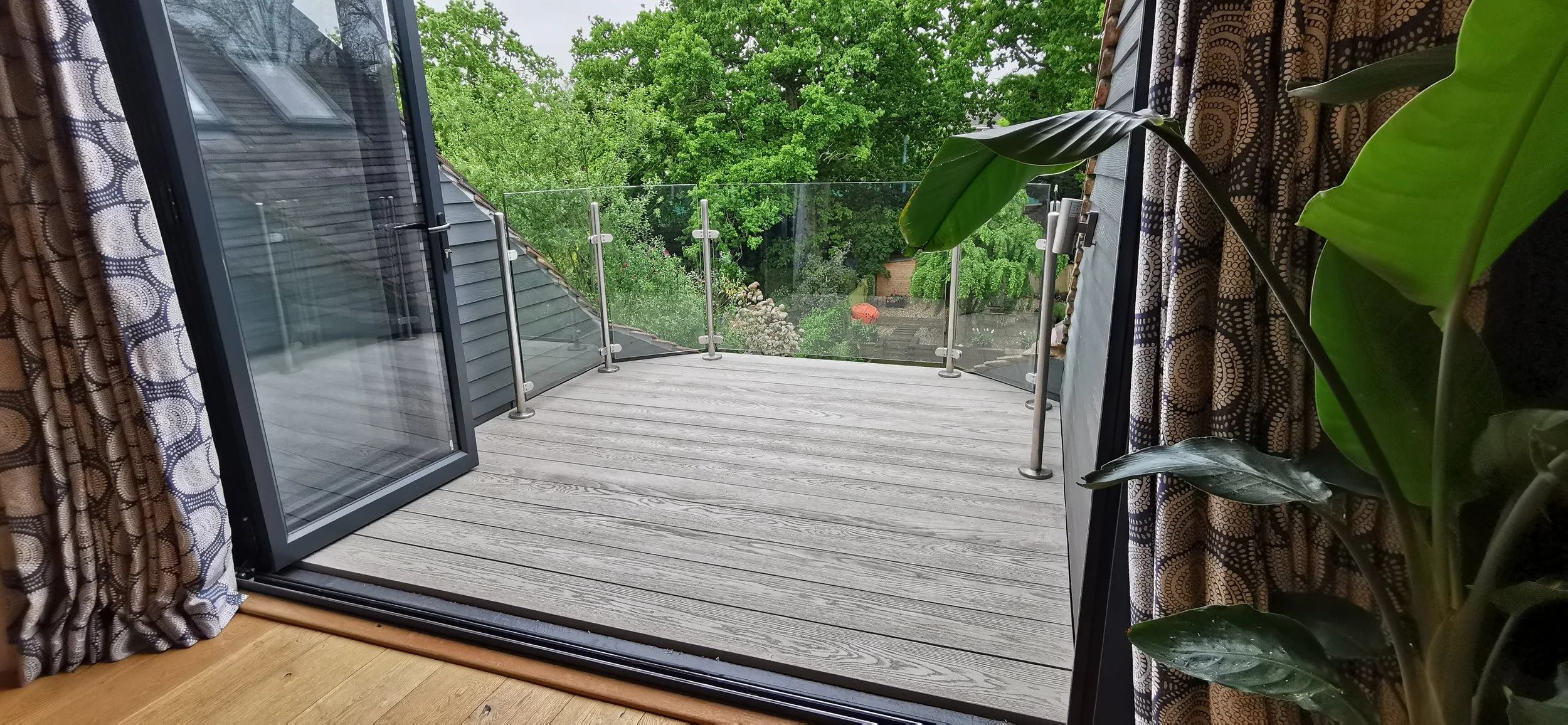 Rooftop Balcony Survey & Preparation for Millboard Smoked Oak Decking