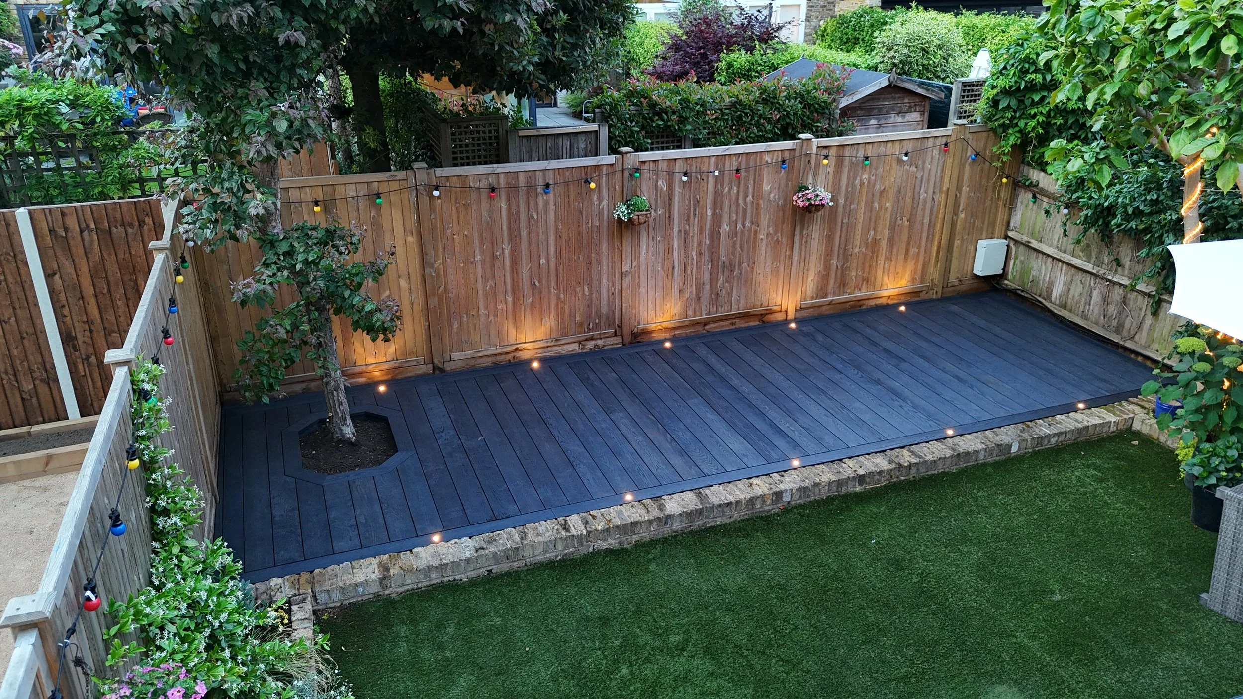 Luxury Millboard Brushed Decking Installation in London (15).JPG