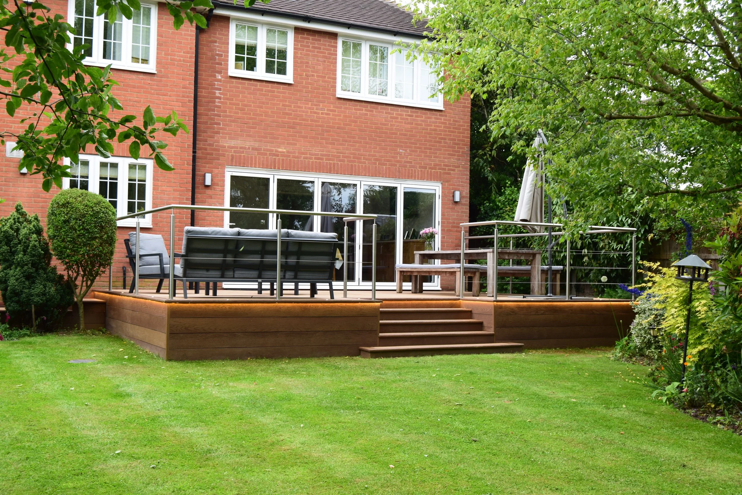 Timber to Millboard Decking Transformation in Shenfield, Essex (14).JPG