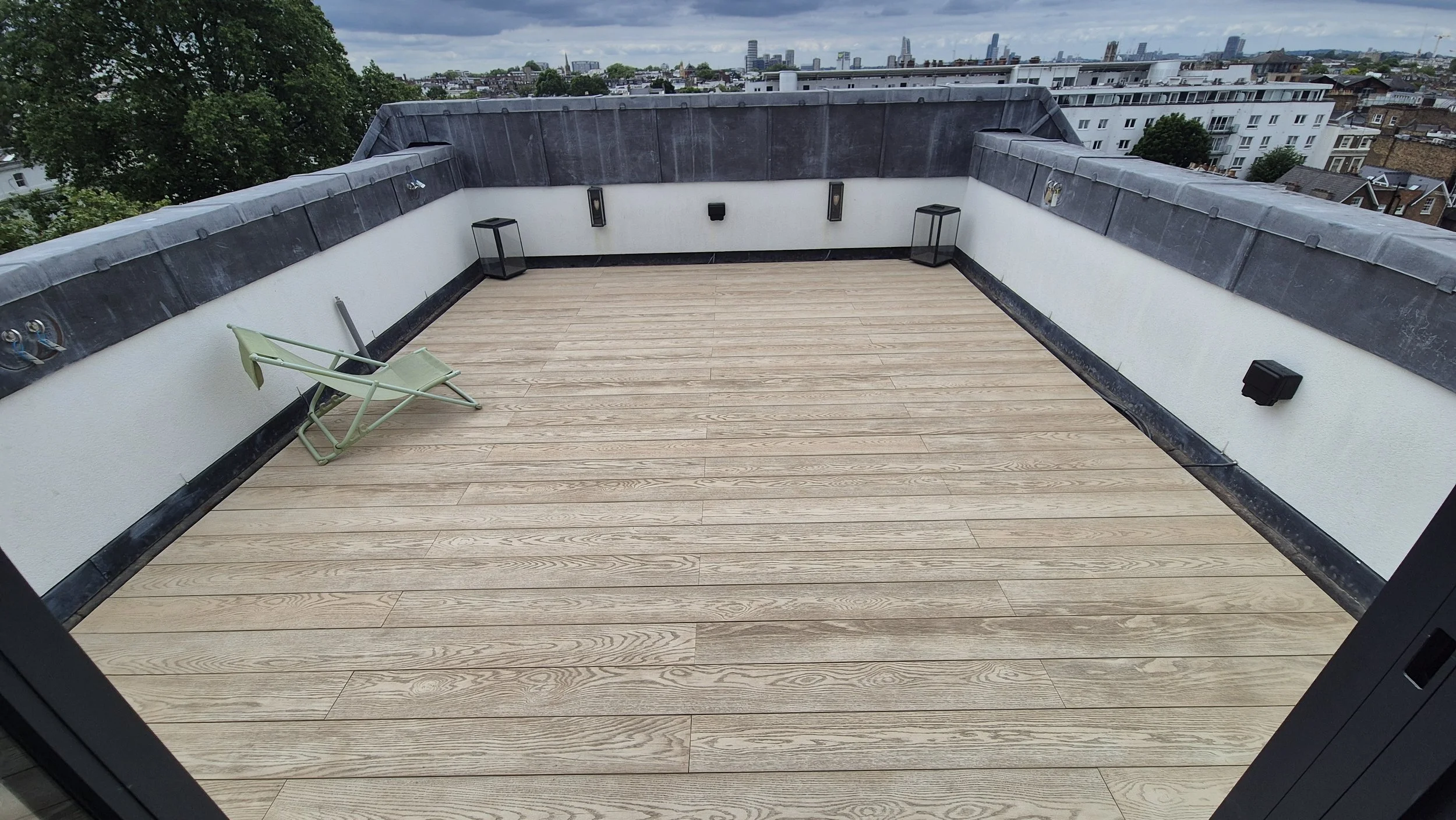 Rooftop Balcony Installation – Millboard Ashwood Decking – London