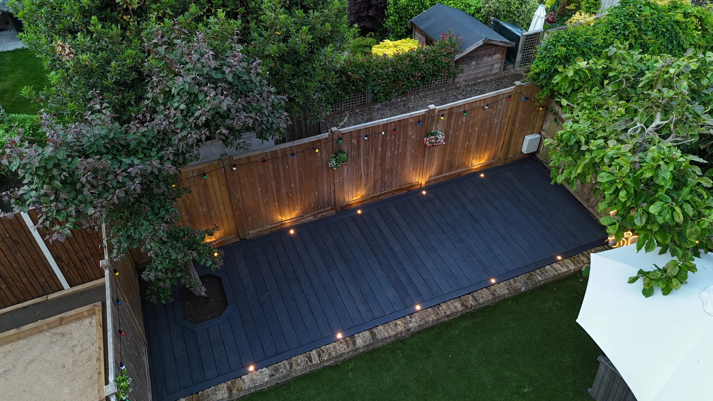 Luxury Millboard Brushed Decking Installation in London (17).JPG