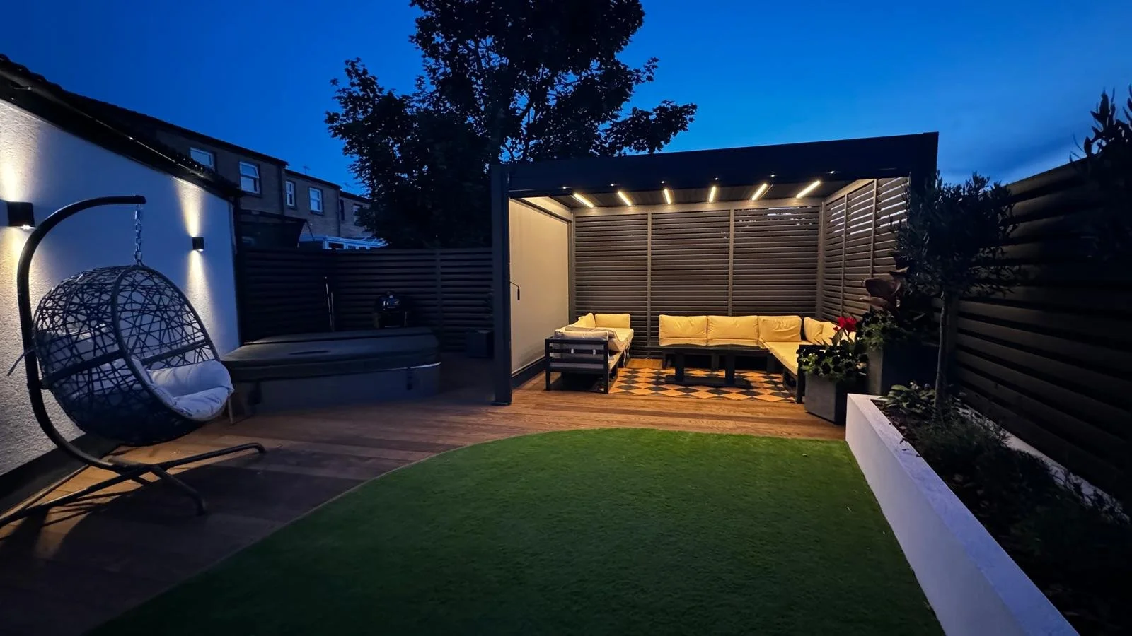 Coppered Oak Millboard Decking & Garden Transformation in Purfleet, Essex