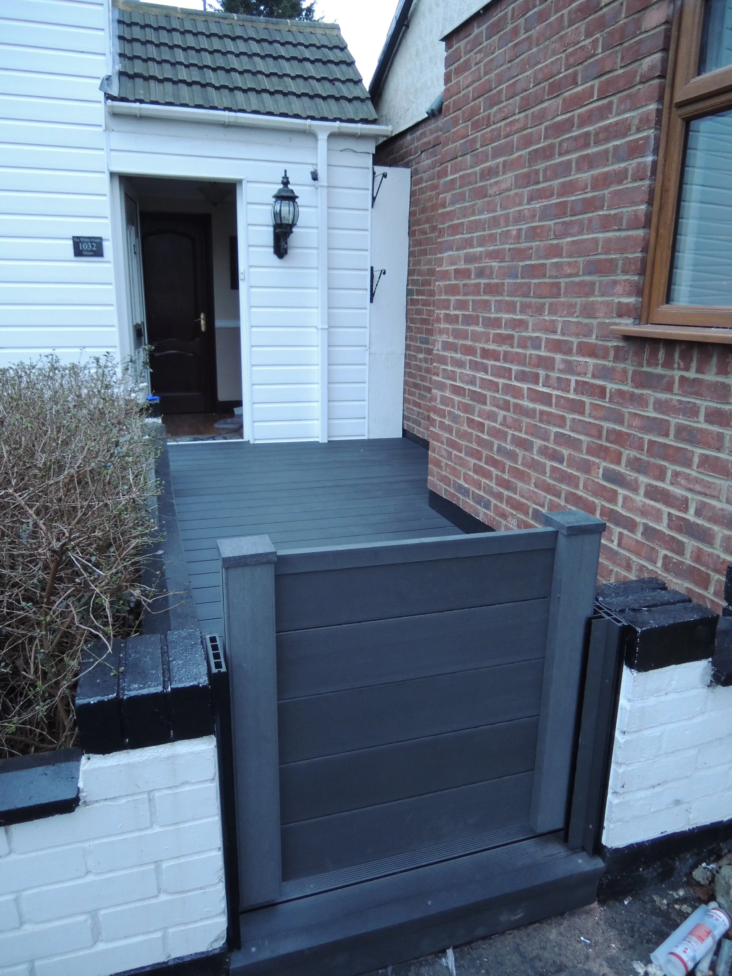 Front Entrance Decking in Dagenham