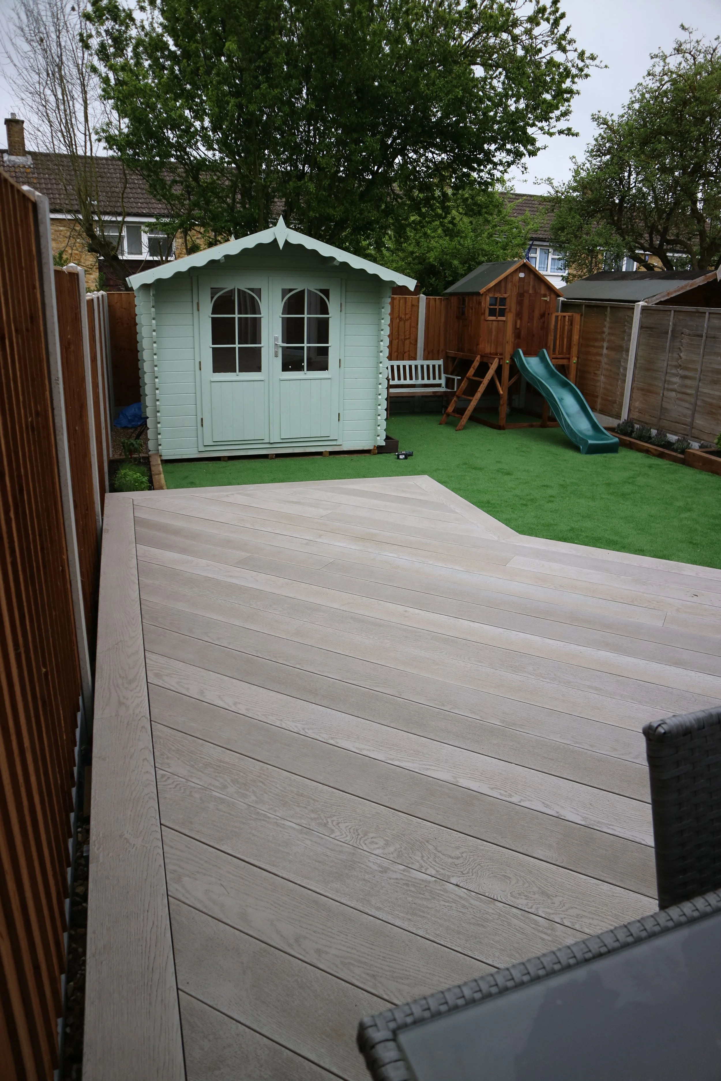 Millboard Smoked Oak Decking Harlow Essex.JPG