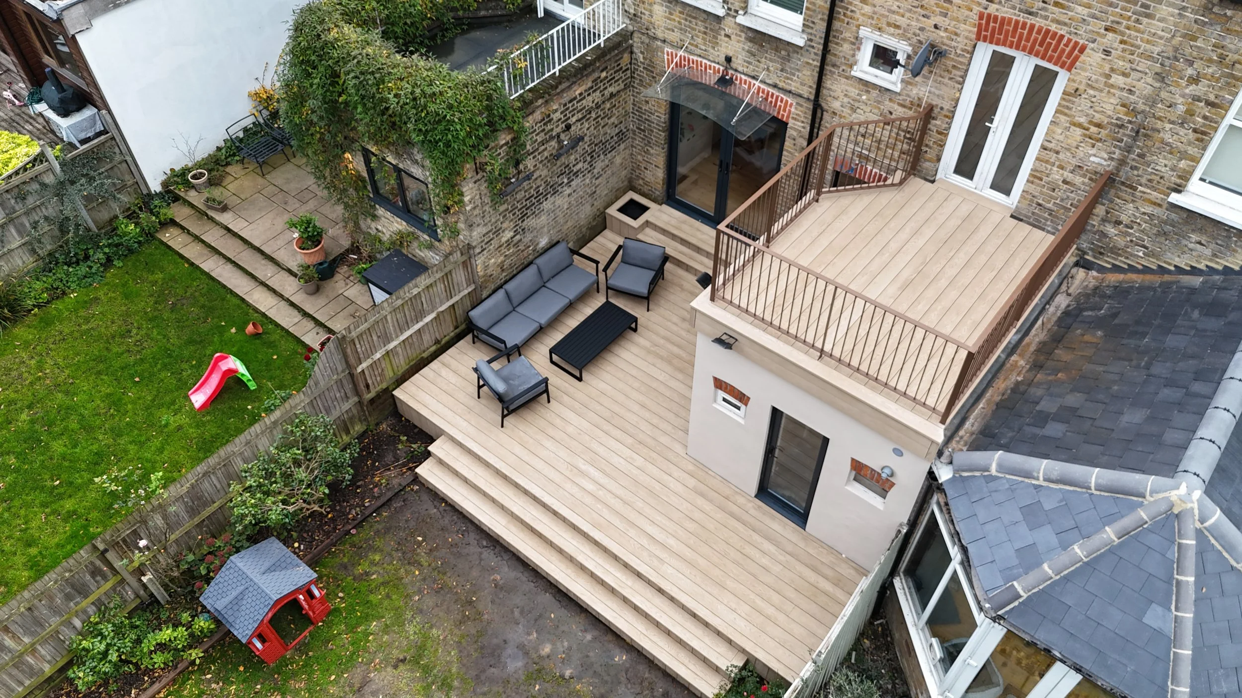 Millboard Aswood Decking & Rooftop Terrace Installation in N8, London