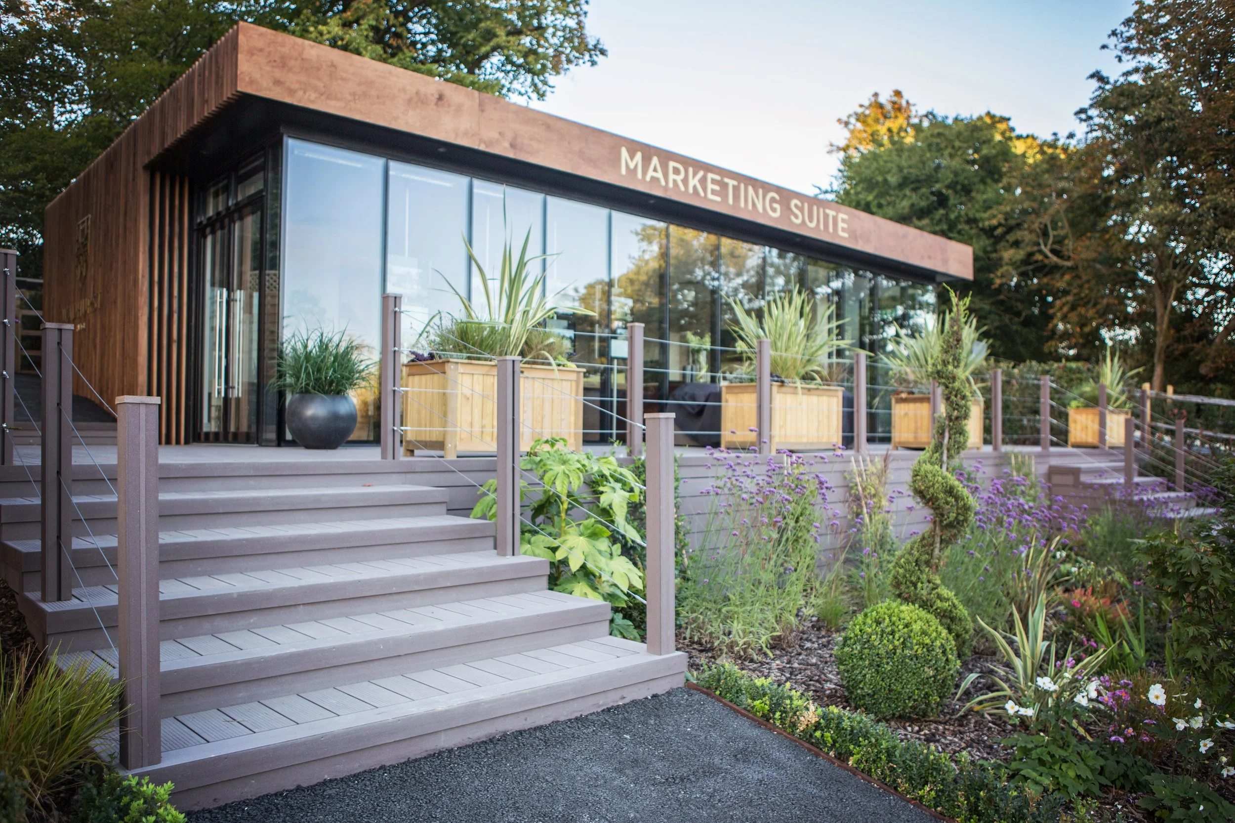 Composite Decking Installation for a Marketing Suite