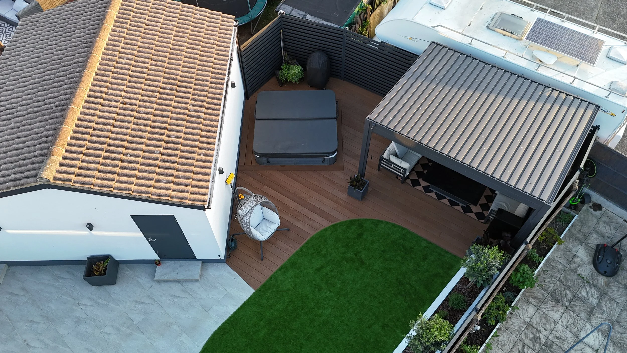 Garden Transformation with Millboard Coppered Oak Decking – London (2).JPG