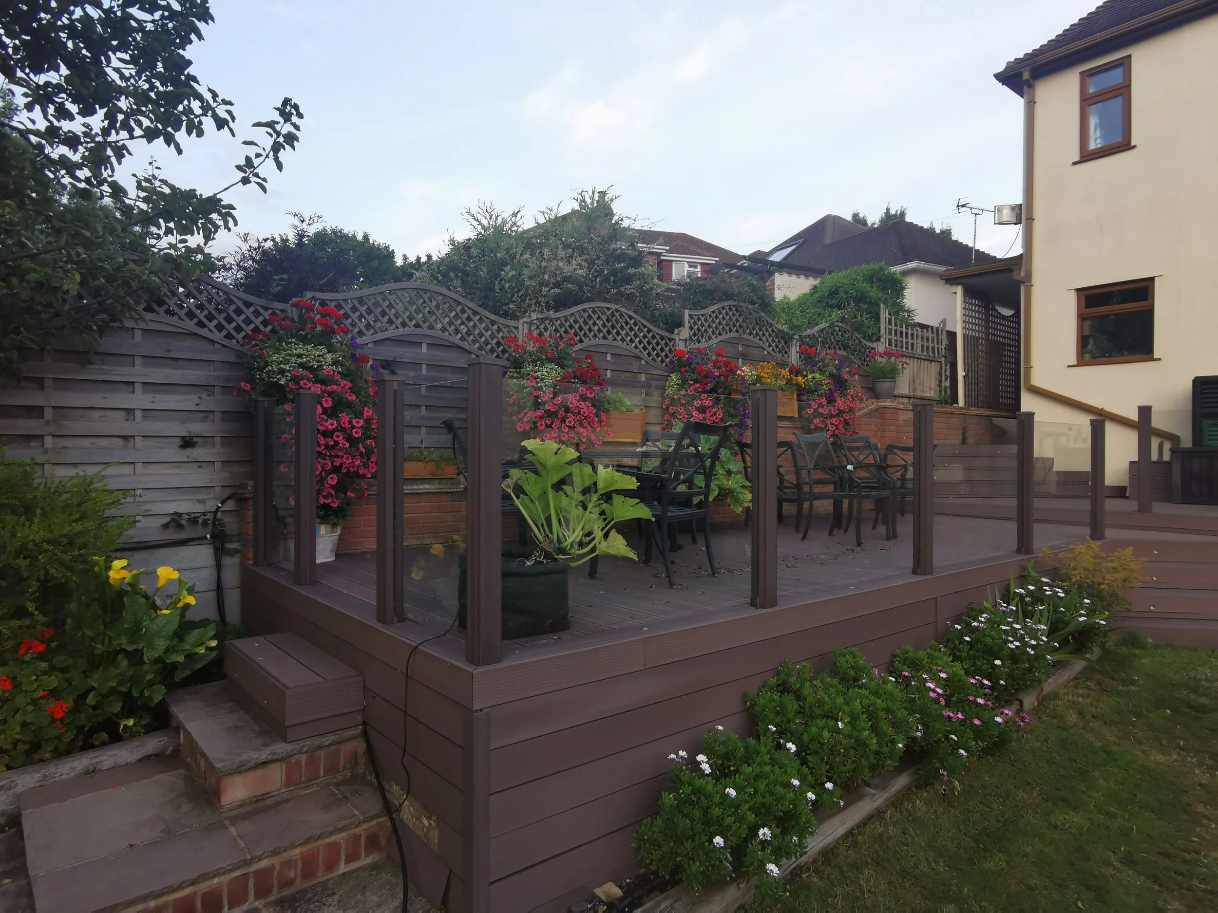 Multi-Level Composite Decking Installation