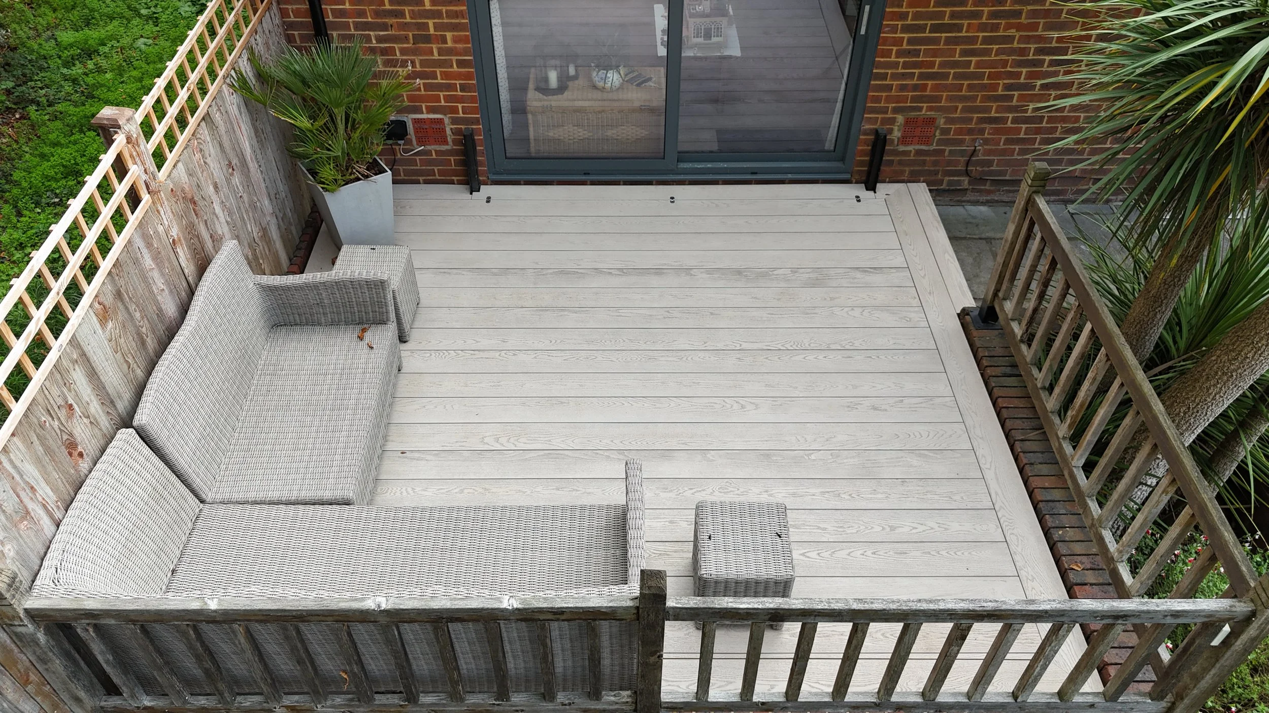Smoked Oak Millboard Decking Installation in Richmond