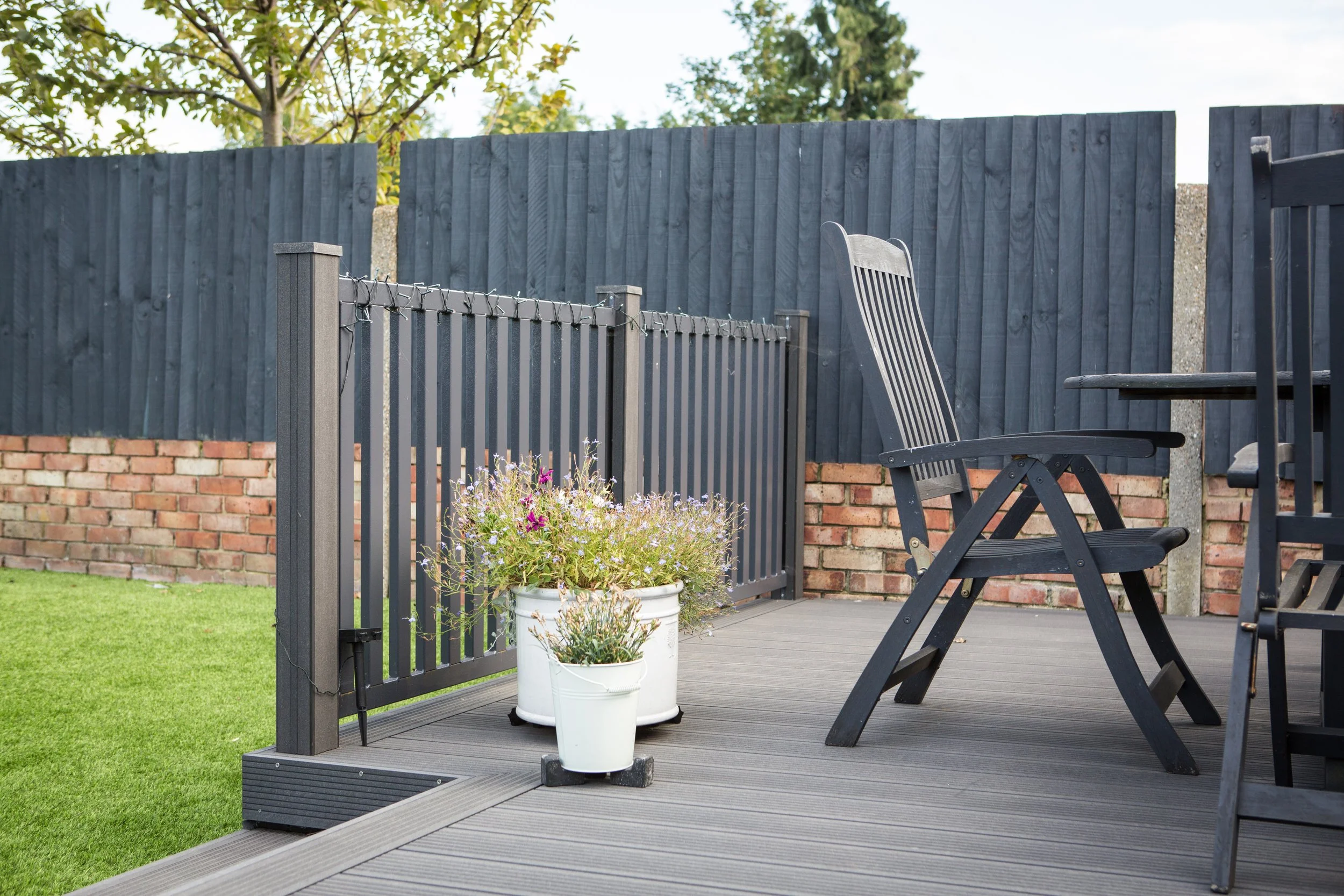 Decking with Balustrades in Erith