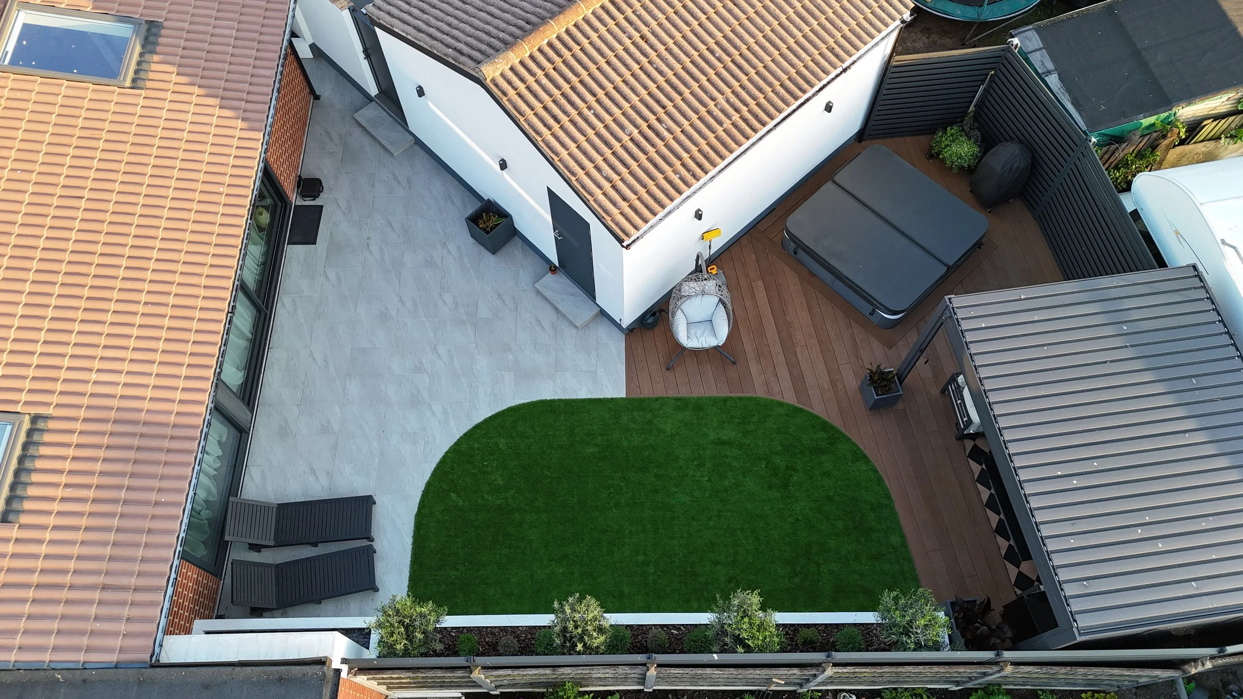 Garden Transformation with Millboard Coppered Oak Decking – London (1).JPG