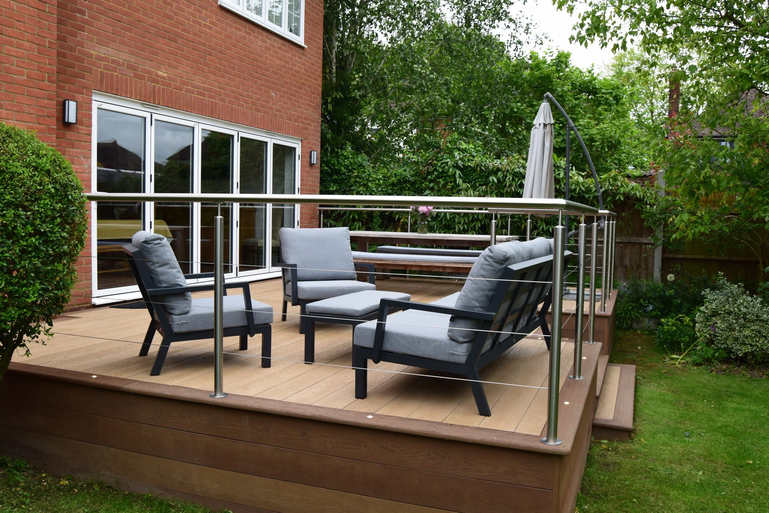 Timber to Millboard Decking Transformation in Shenfield, Essex (4).JPG
