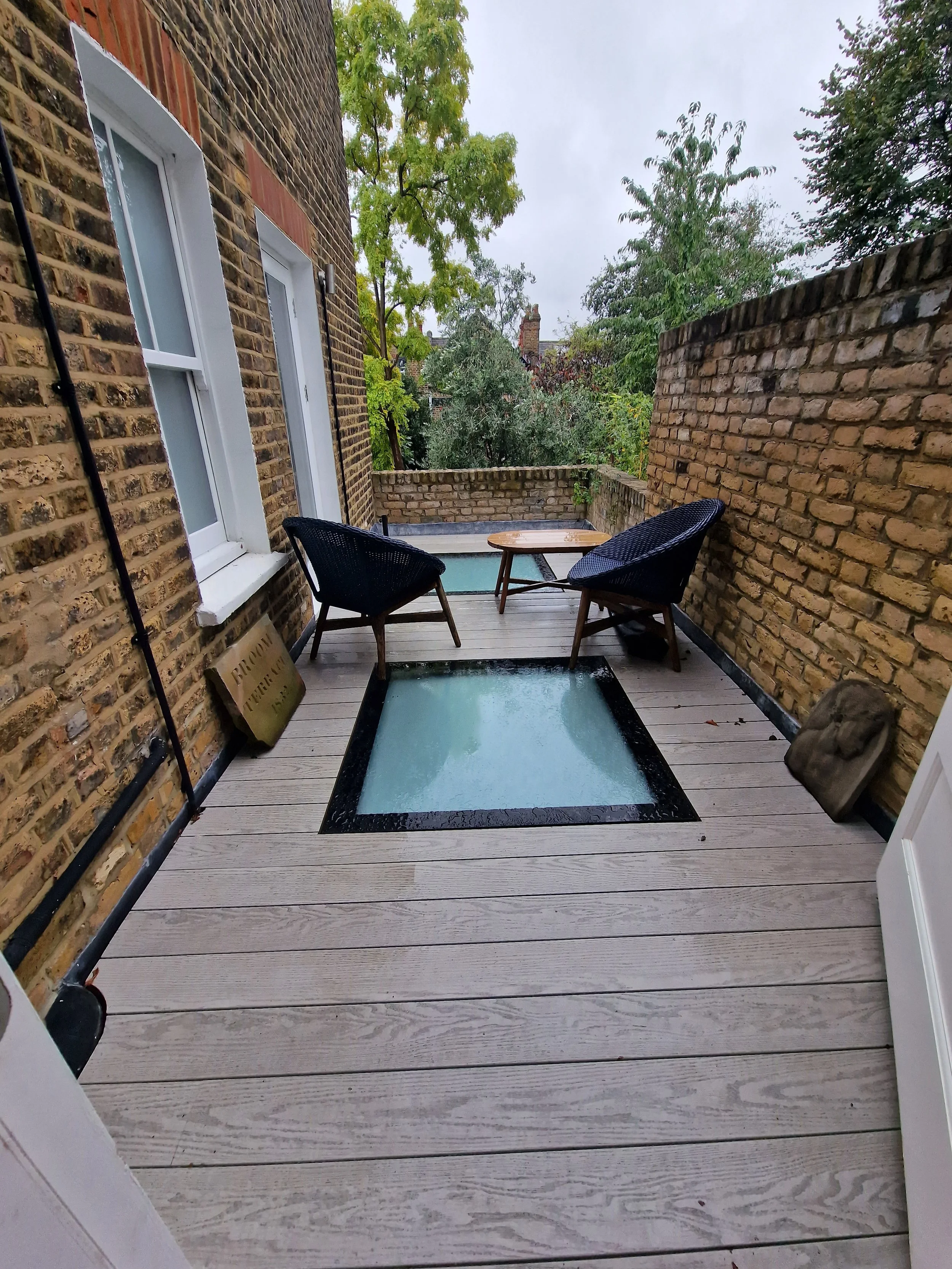Rooftop Terrace Millboard Smoked Oak Decking