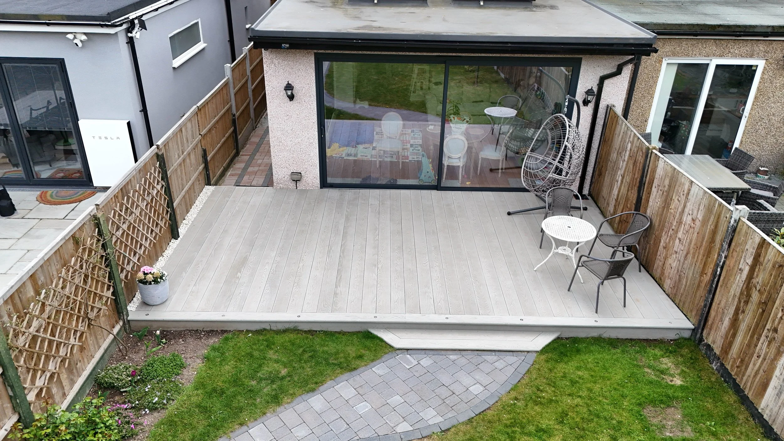 Smoked Oak Millboard Decking Installation in Romford