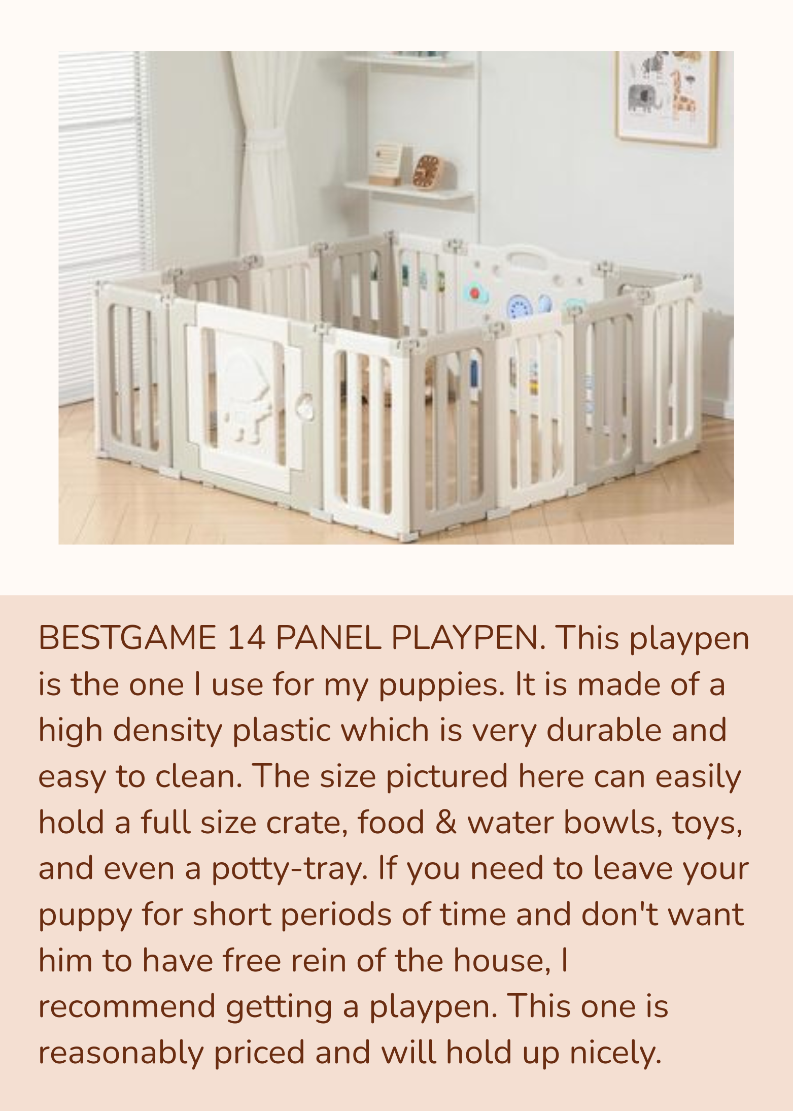 Puppy Playpen
