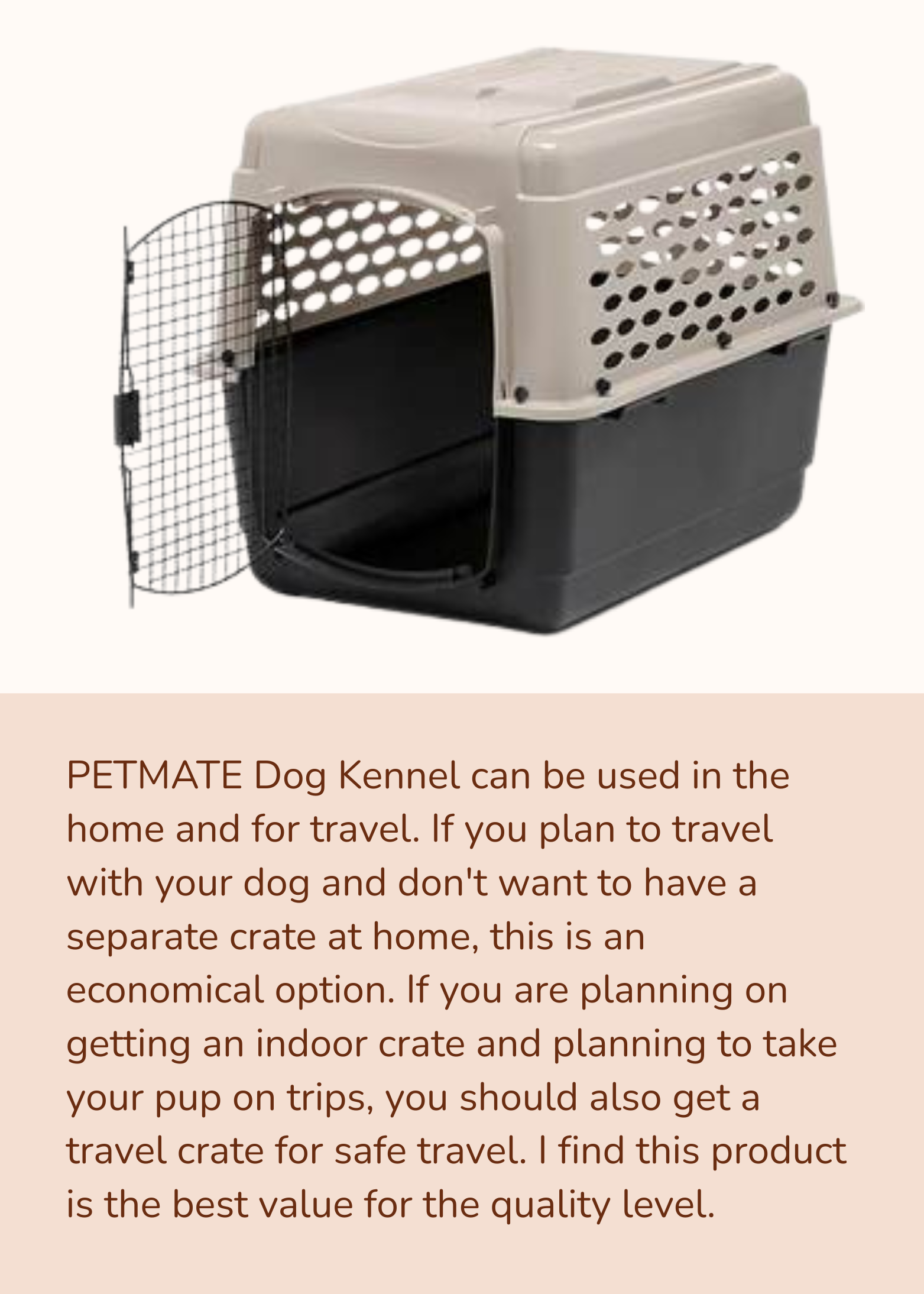 PETMATE Puppy Crate