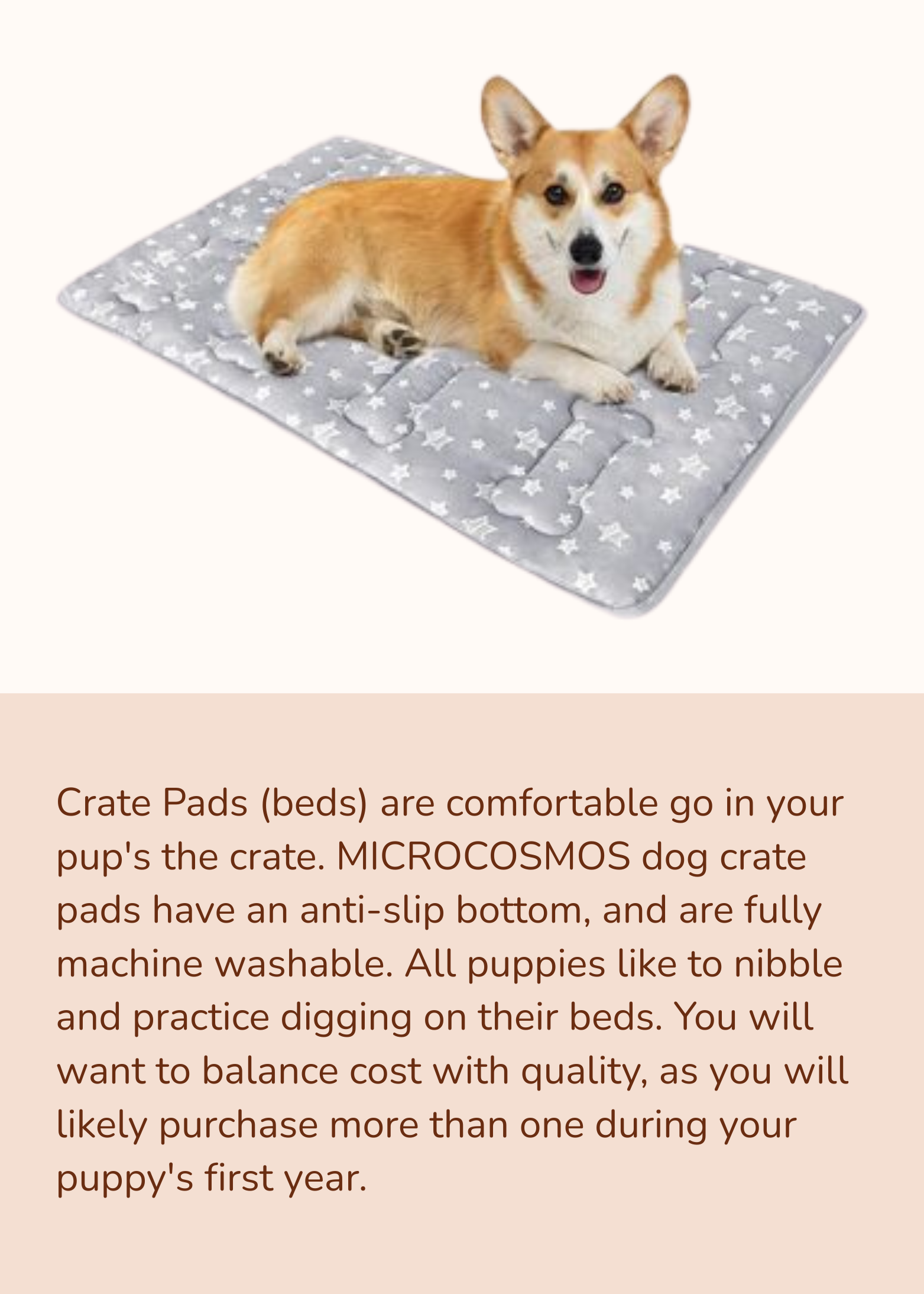 Puppy Crate Pad