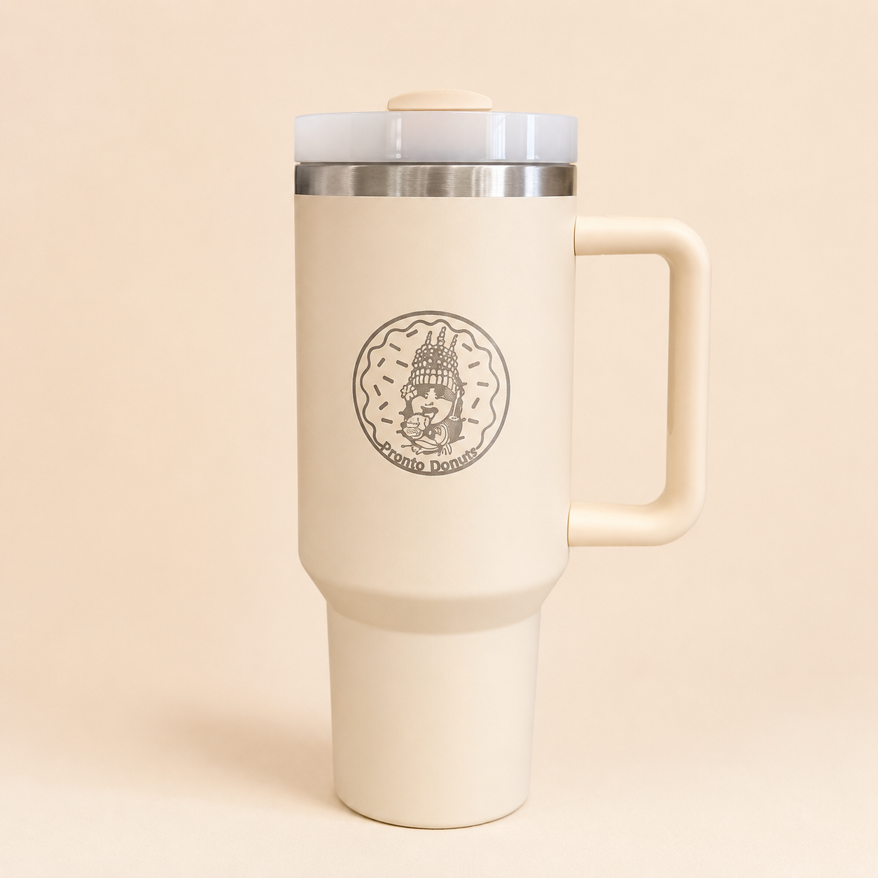 Pronto Donuts Mega Sip Tumbler (Cream White).png