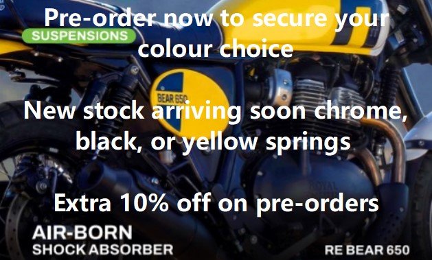 Royal Enfield Bear suspension Pre-order Deposit