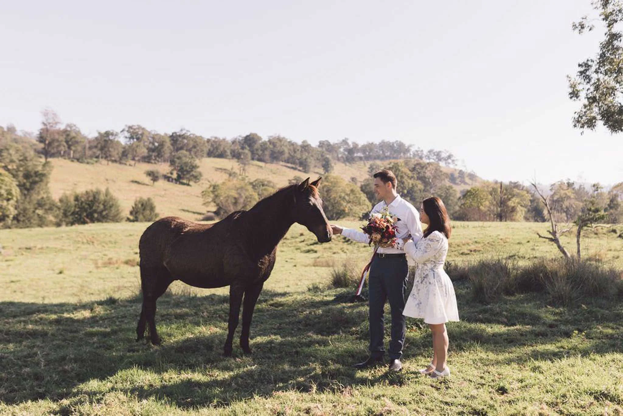 Danya &amp; Lachlan’s Private Elopement with Horses