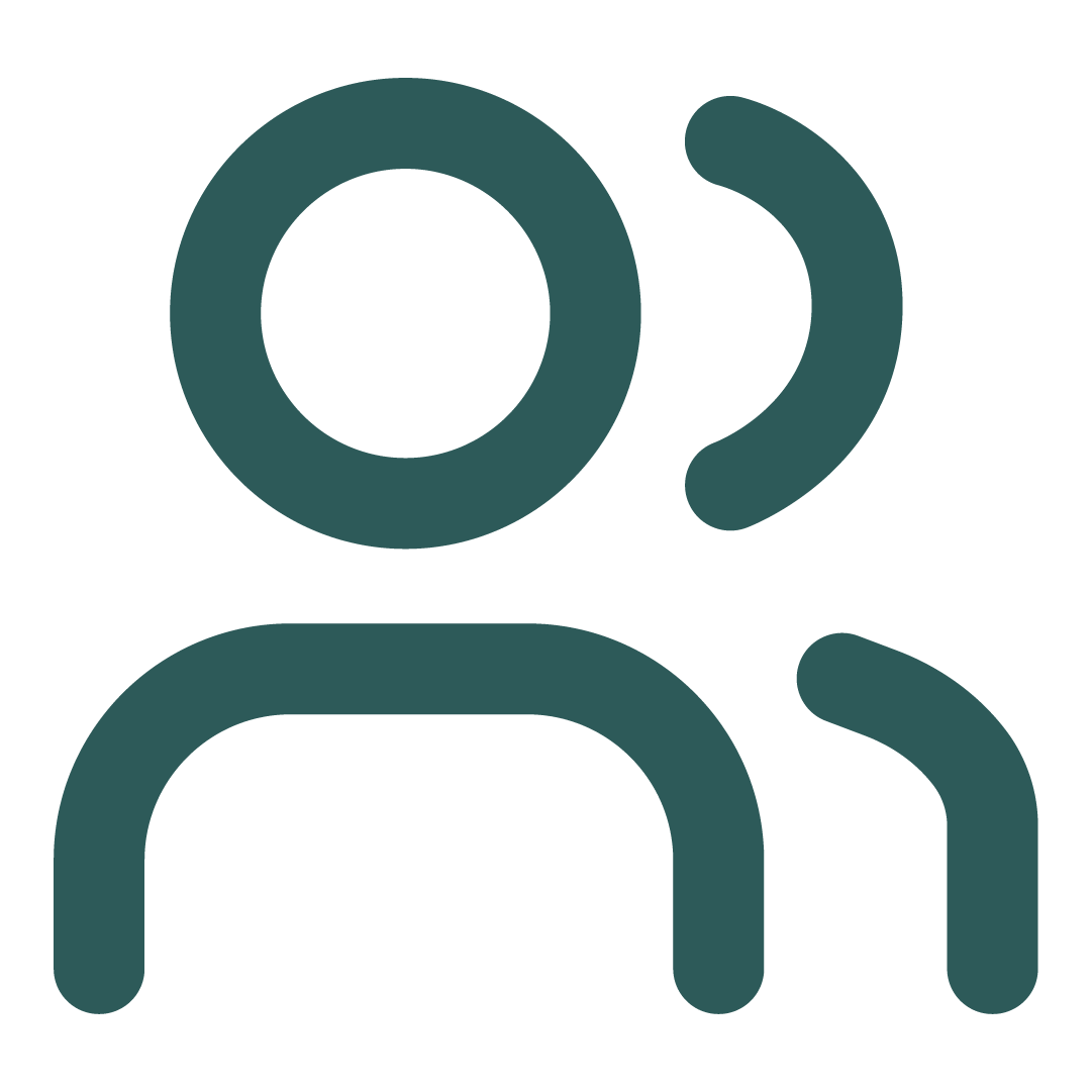 Silhouette of a person with a pet, possibly a dog or a cat, in a minimalist line drawing style.