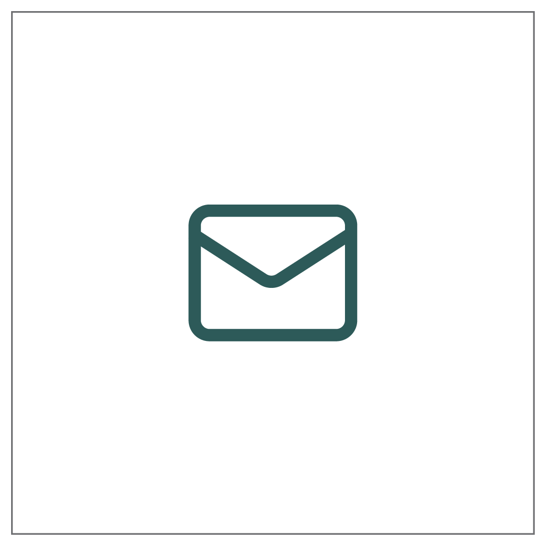 Email icon with envelope symbol