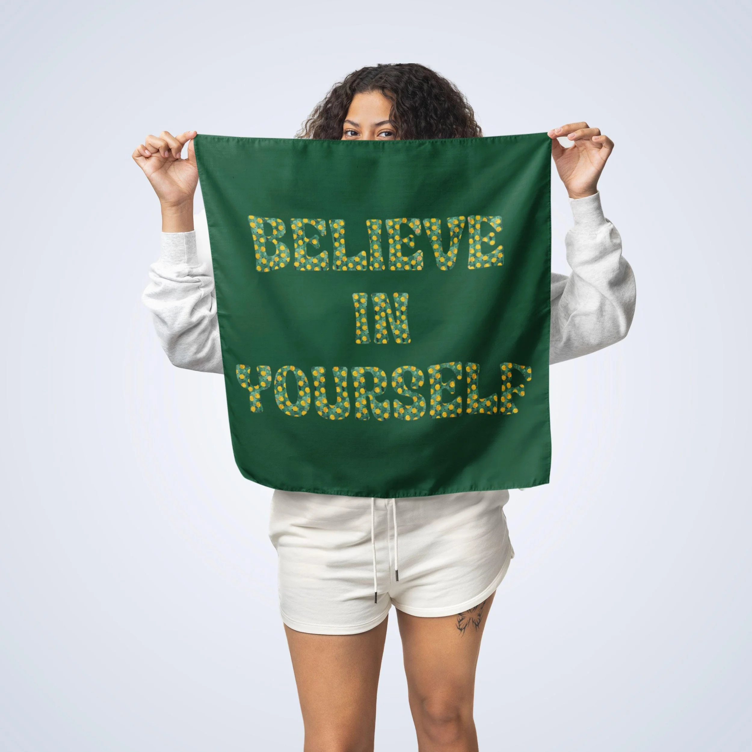 Lemon Quote Bandana: Retro