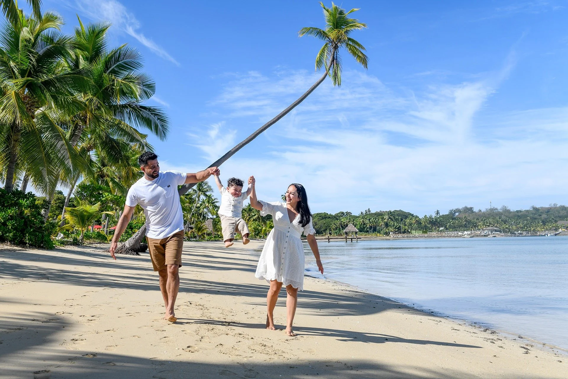 Family Photoshoot at Musket Cove, Fiji