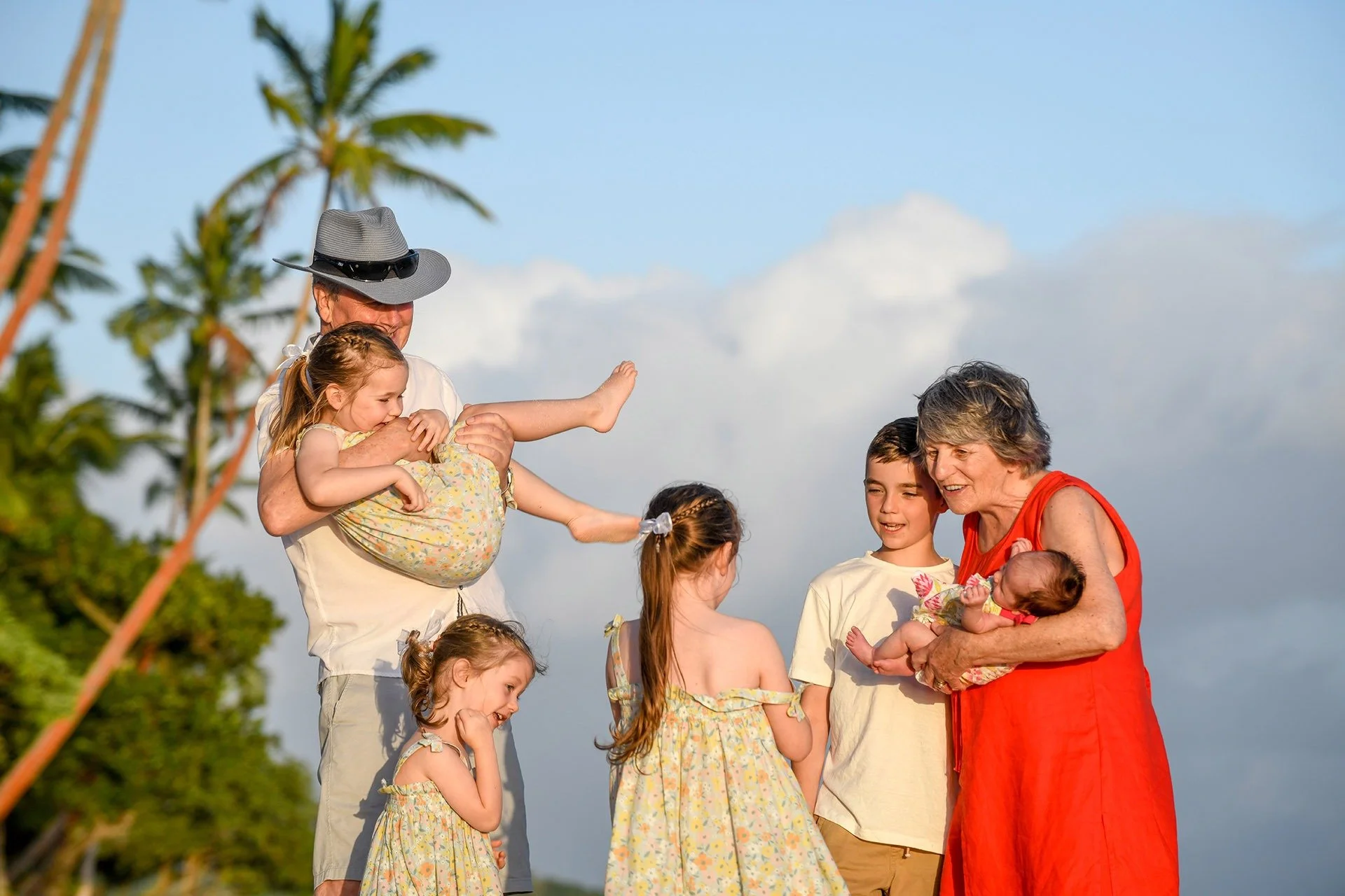 Family Photoshoot at the Shangri La, Fiji