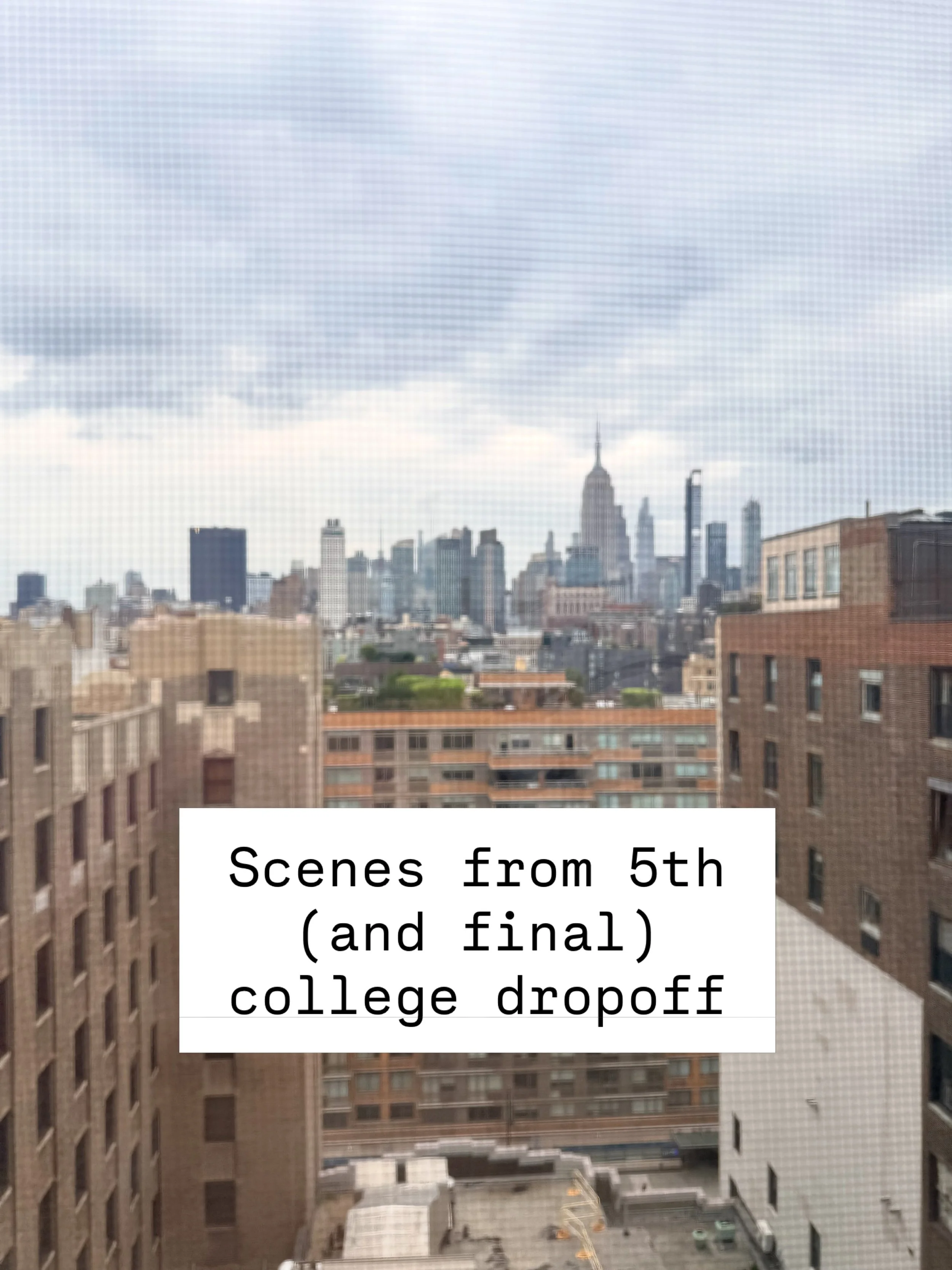 Scenes from our 5th and final college drop-off. A summary:
🚗 Paid for 7 hours of parking - the catch: you can&rsquo;t access the car at all, which makes moving in a challenge 
📦 Parking garage to apartment haul - 0/10 recommend 
🛒 Target hits diff