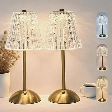 Gold Cordless Table Lamp - $6 each 